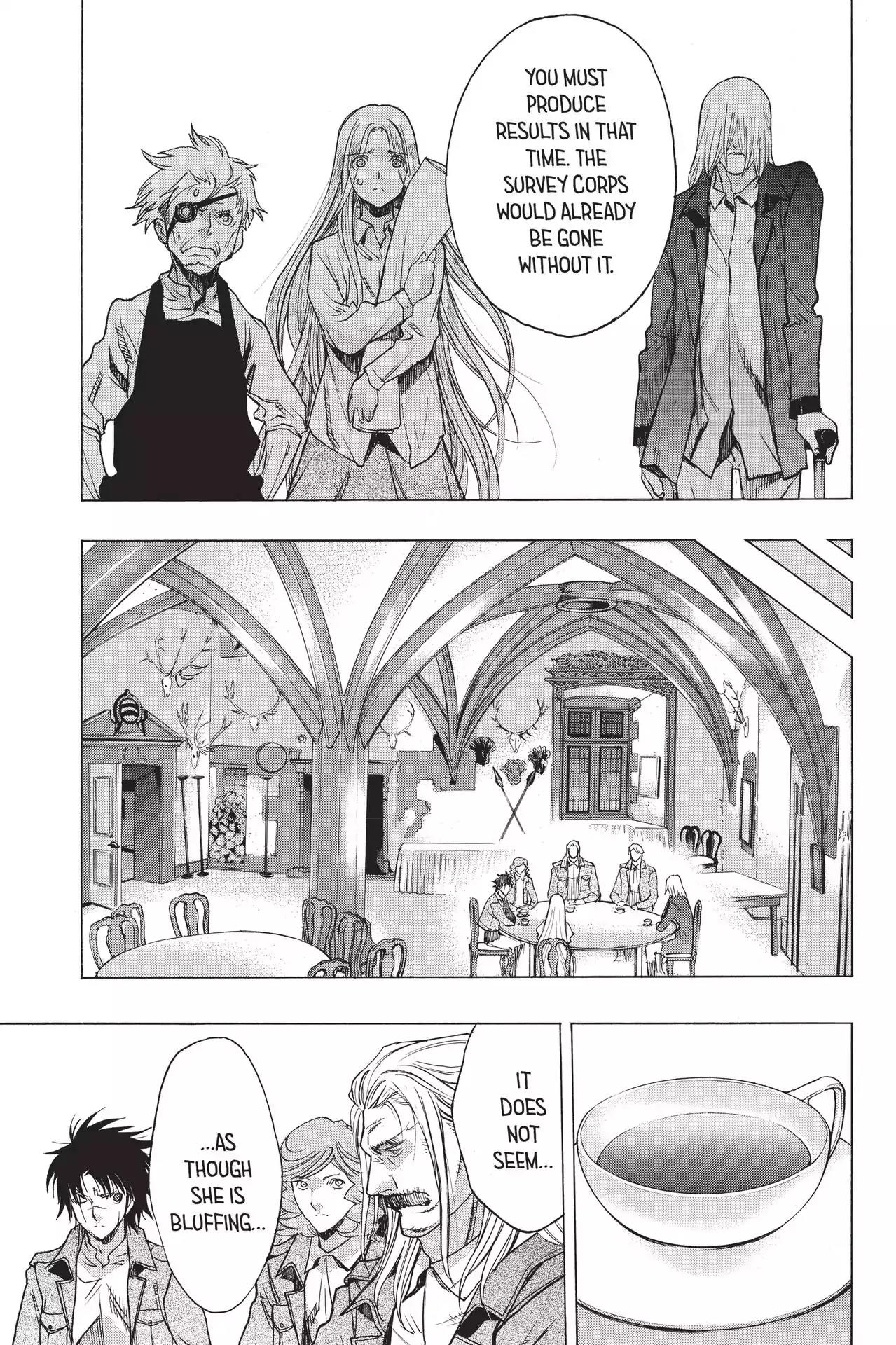 Shingeki no Kyojin - Before the Fall Chapter 46 page 32 - Chapter 46: Corps Crossroads