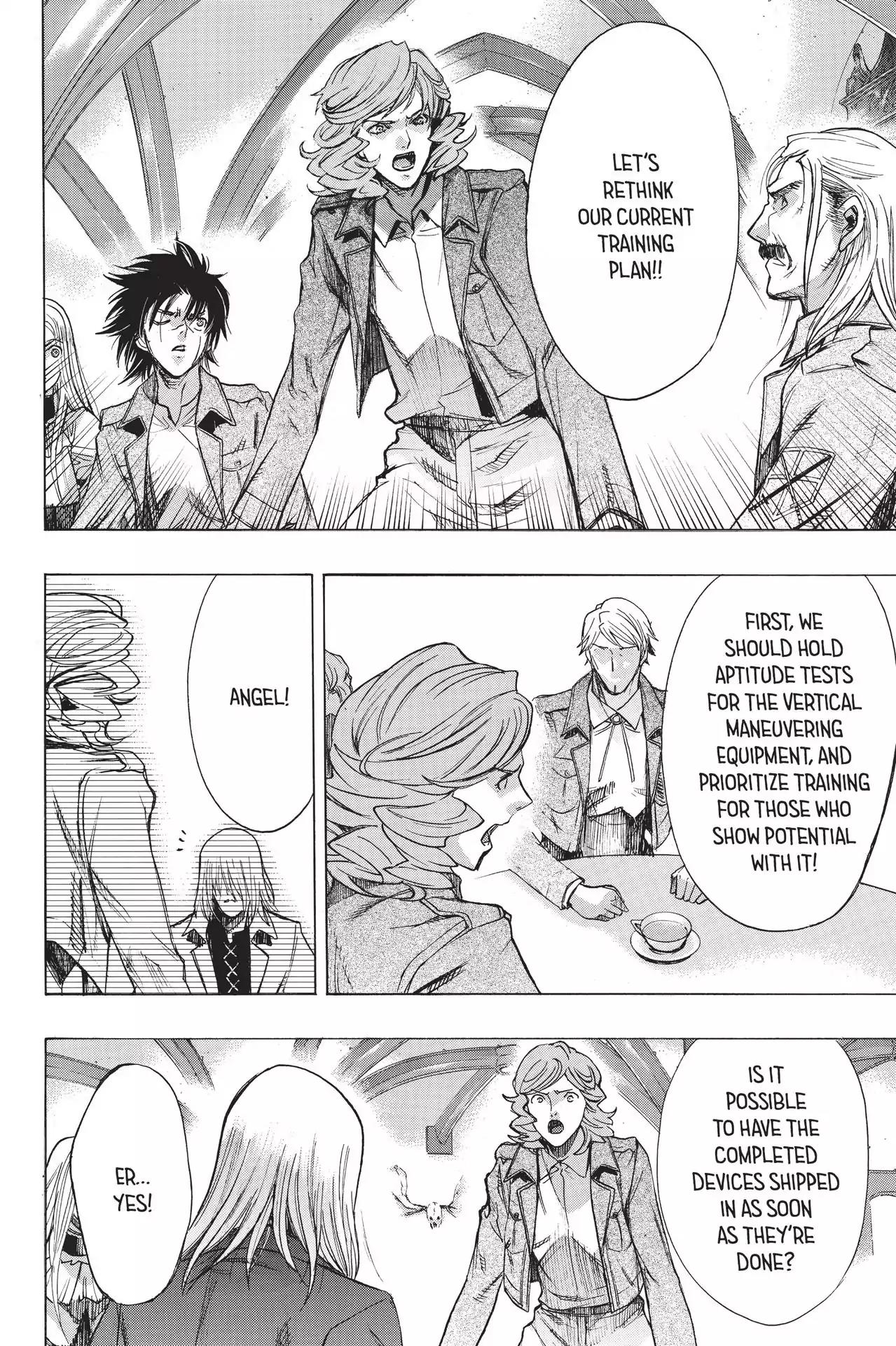 Shingeki no Kyojin - Before the Fall Chapter 46 page 35 - Chapter 46: Corps Crossroads