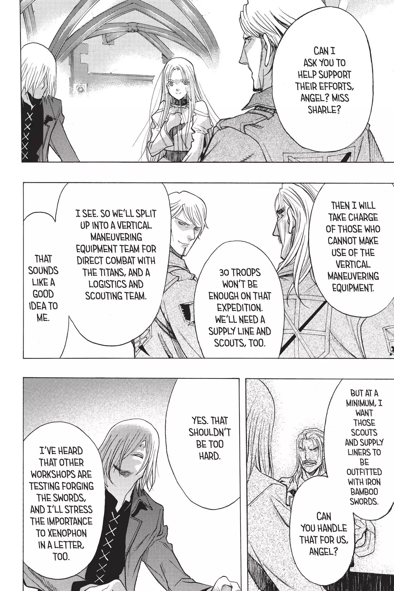 Shingeki no Kyojin - Before the Fall Chapter 46 page 37 - Chapter 46: Corps Crossroads