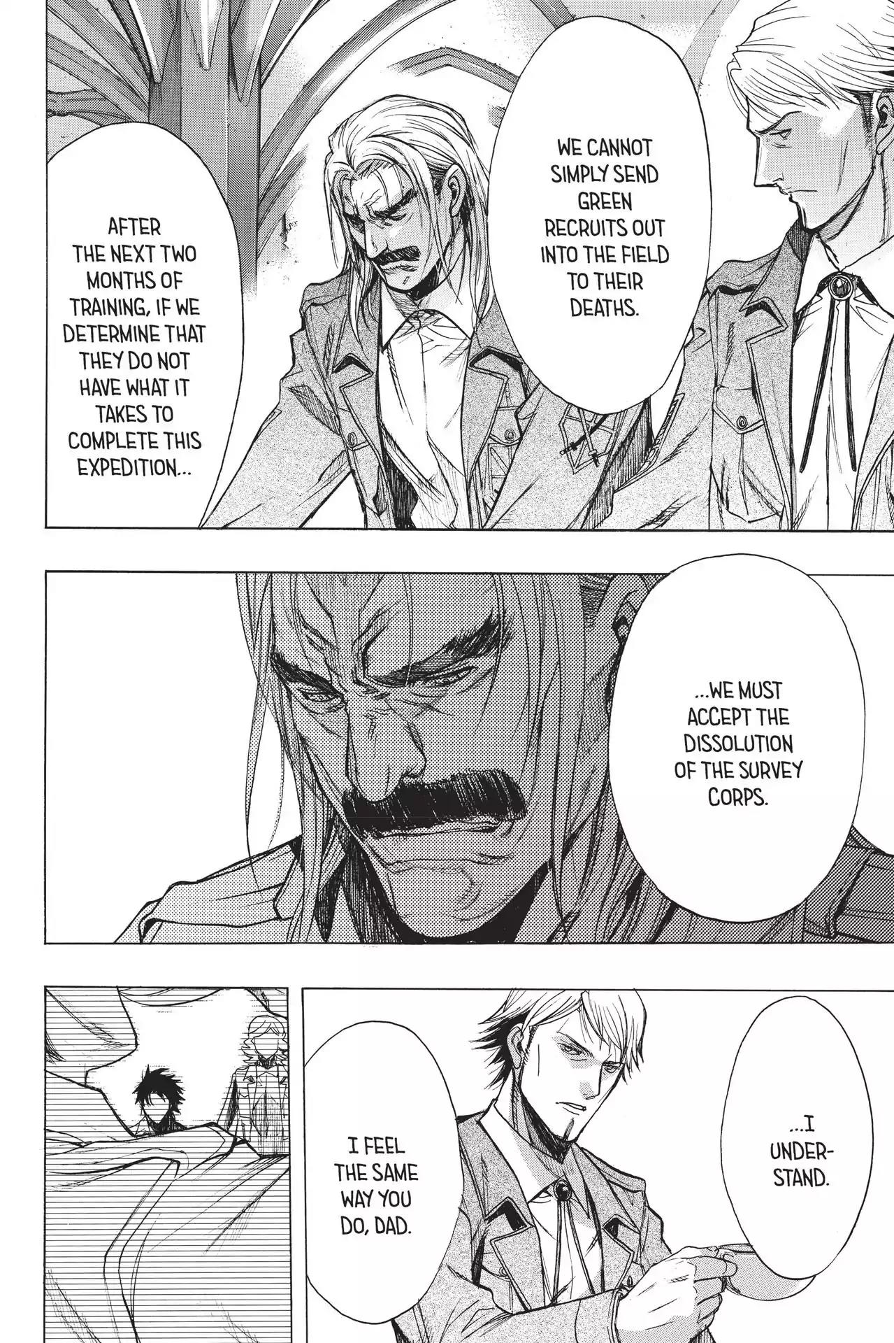 Shingeki no Kyojin - Before the Fall Chapter 46 page 39 - Chapter 46: Corps Crossroads