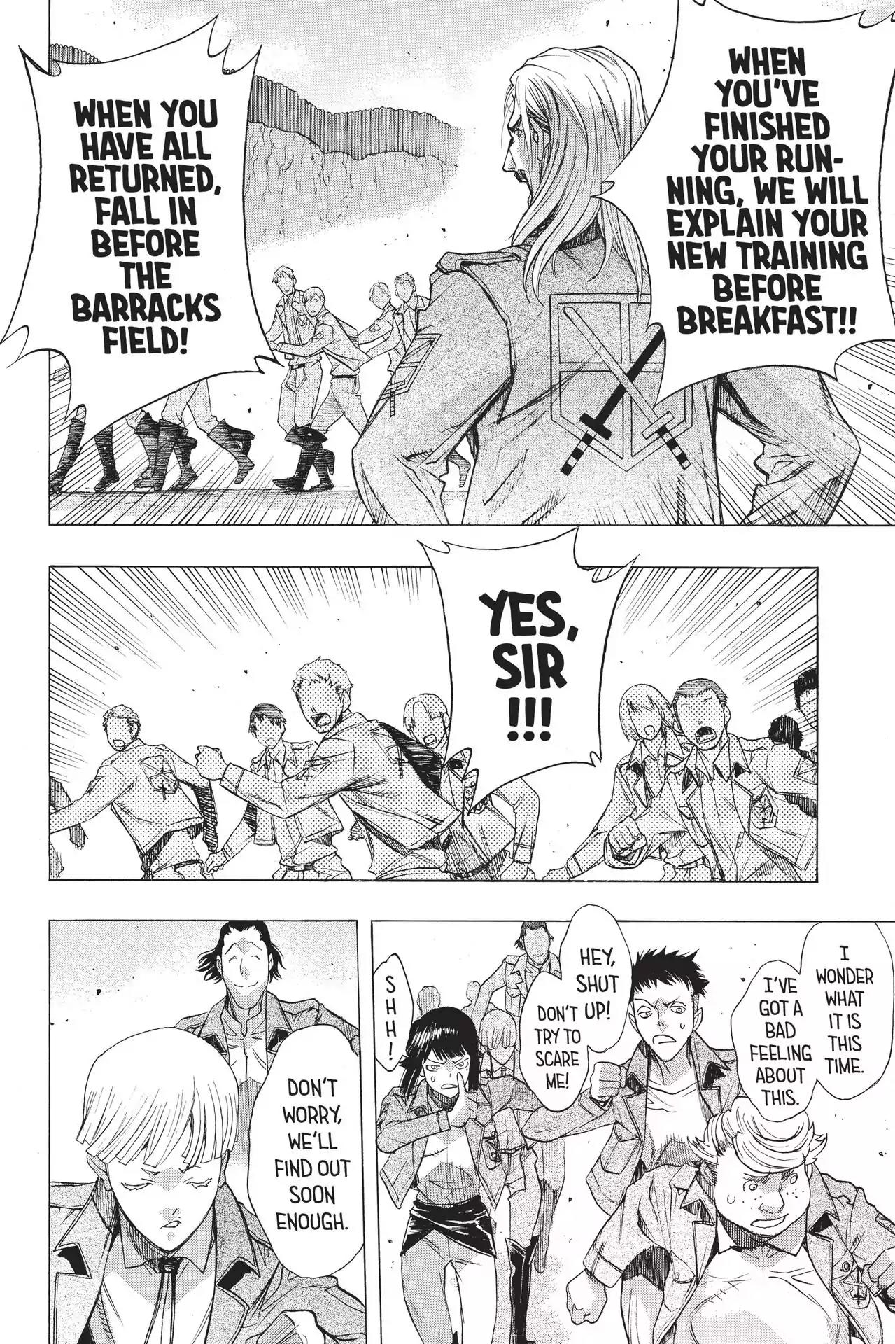 Shingeki no Kyojin - Before the Fall Chapter 46 page 41 - Chapter 46: Corps Crossroads