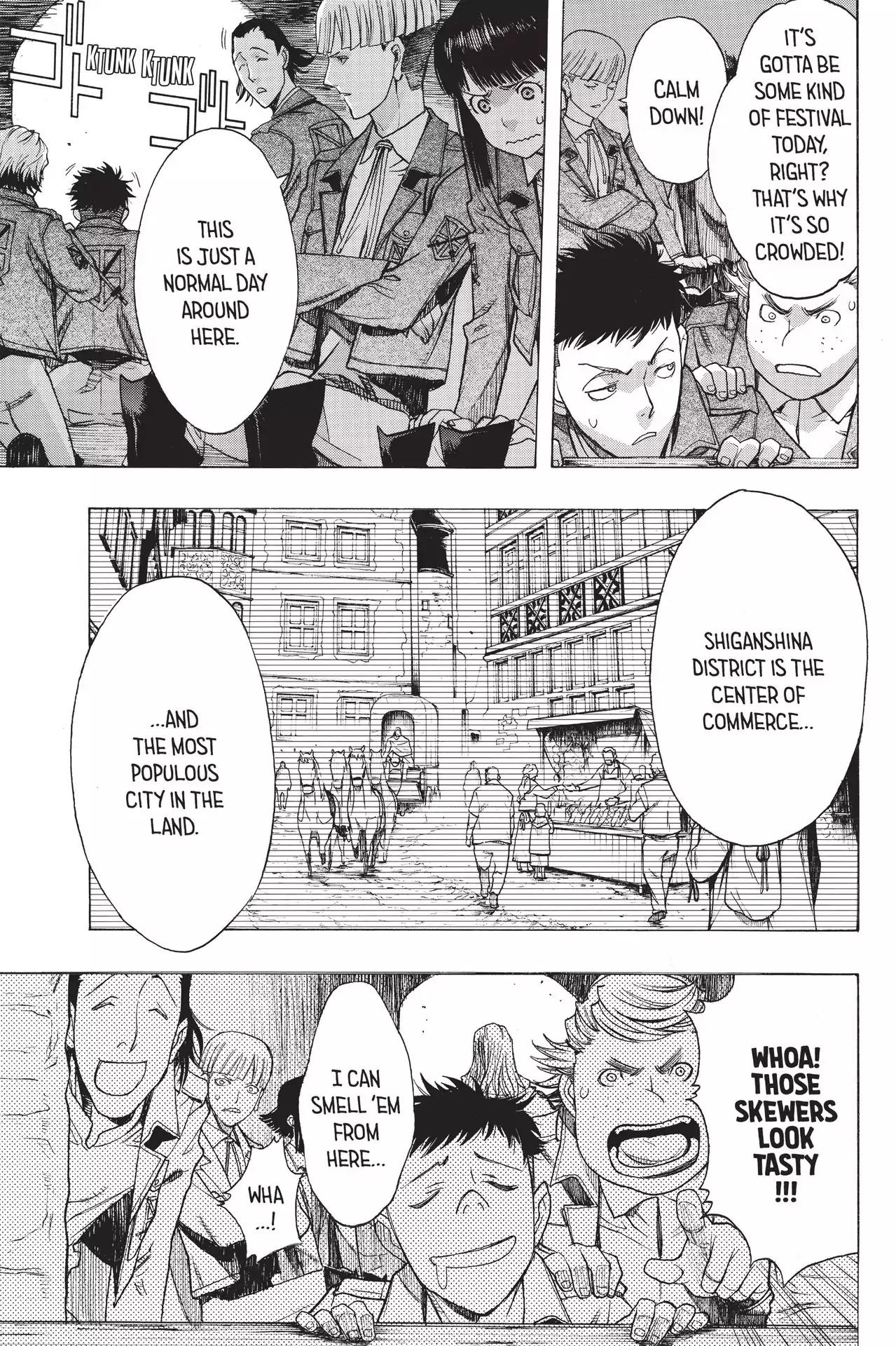 Shingeki no Kyojin - Before the Fall Chapter 49 page 12 - Chapter 49: Beyond the Boundary