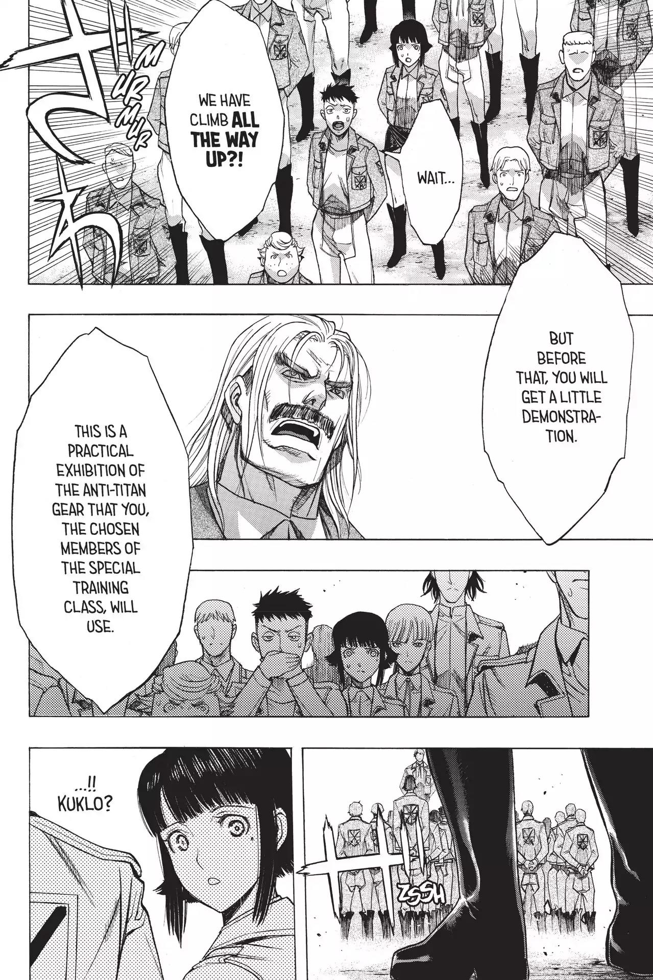 Shingeki no Kyojin - Before the Fall Chapter 49 page 23 - Chapter 49: Beyond the Boundary