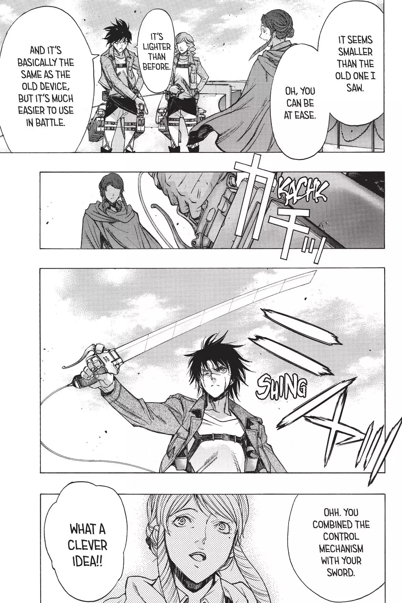 Shingeki no Kyojin - Before the Fall Chapter 49 page 33 - Chapter 49: Beyond the Boundary