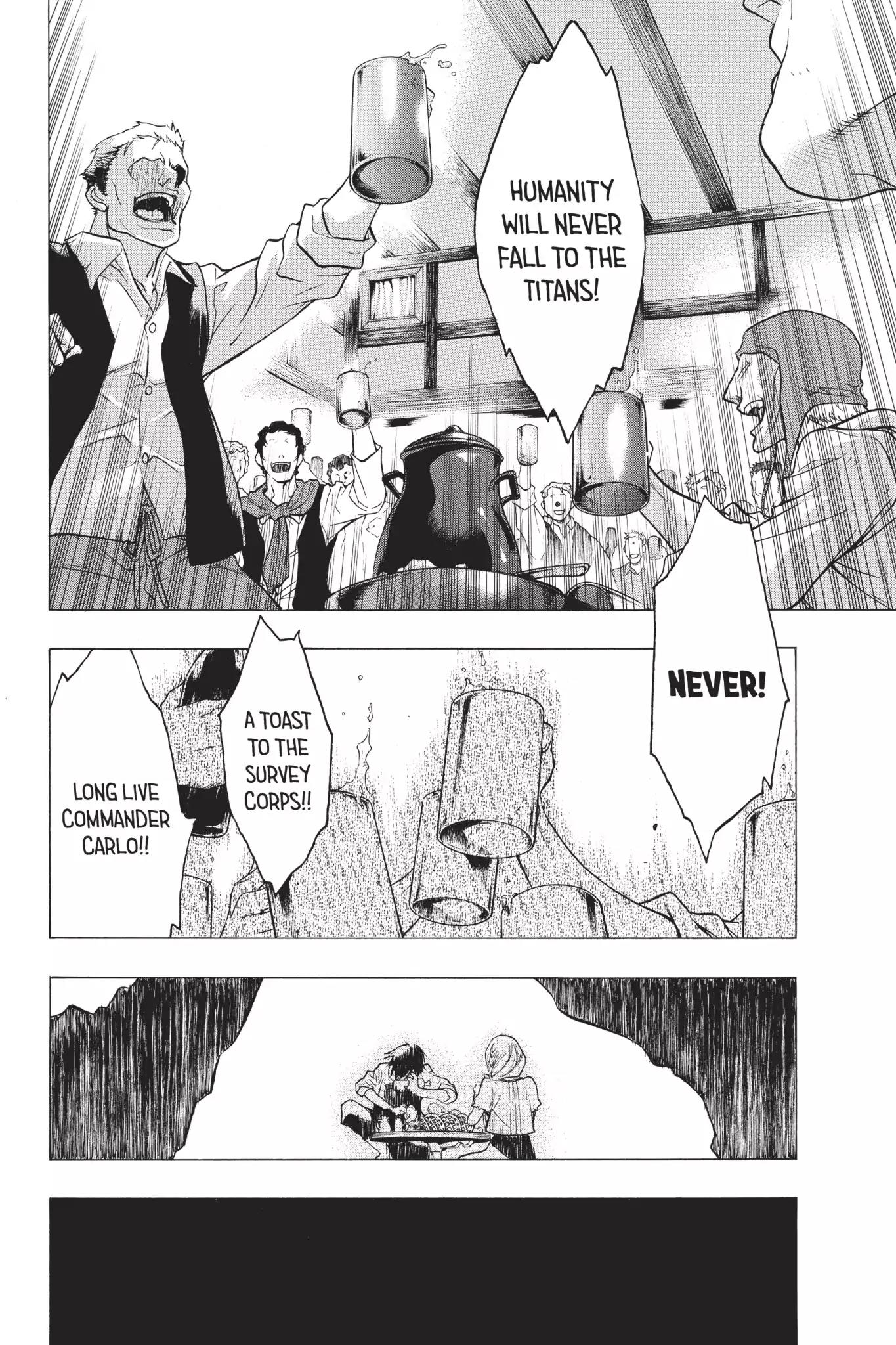 Shingeki no Kyojin - Before the Fall Chapter 5 page 16 - Chapter 5: Predawn Departure