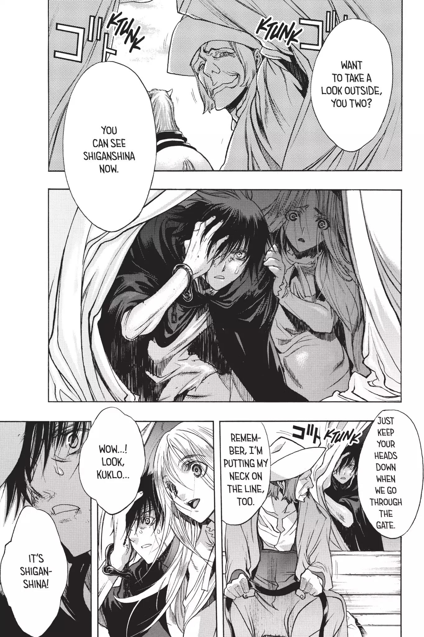 Shingeki no Kyojin - Before the Fall Chapter 5 page 2 - Chapter 5: Predawn Departure