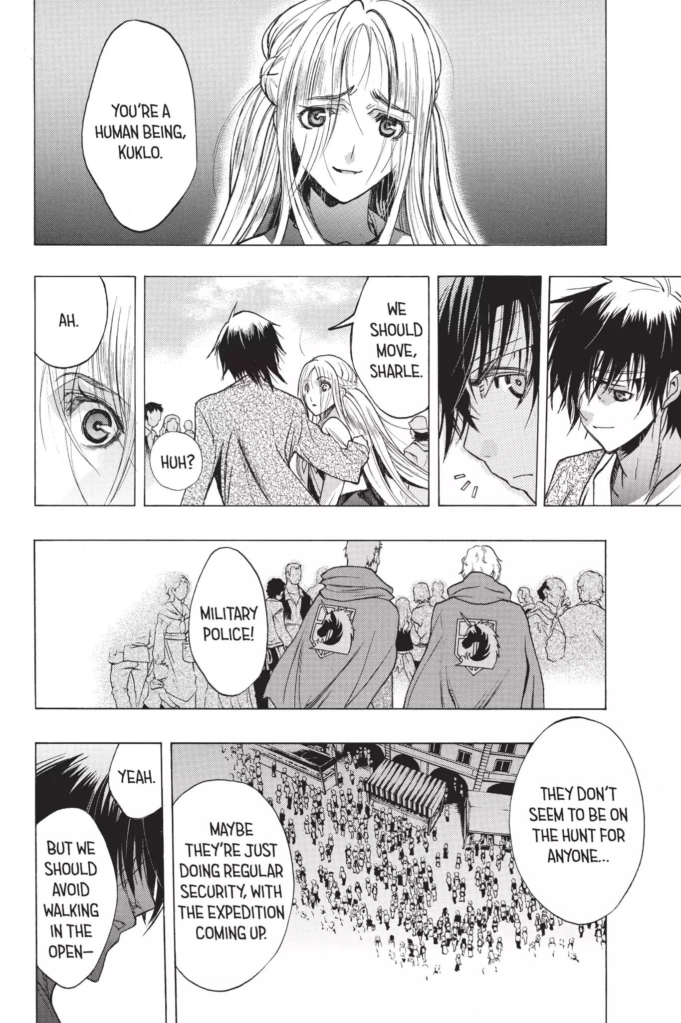 Shingeki no Kyojin - Before the Fall Chapter 5 page 28 - Chapter 5: Predawn Departure