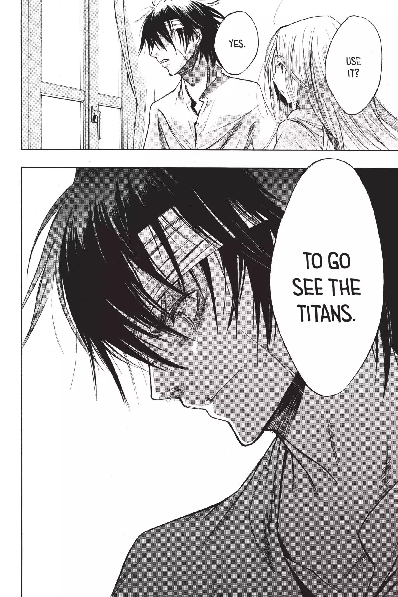 Shingeki no Kyojin - Before the Fall Chapter 5 page 36 - Chapter 5: Predawn Departure