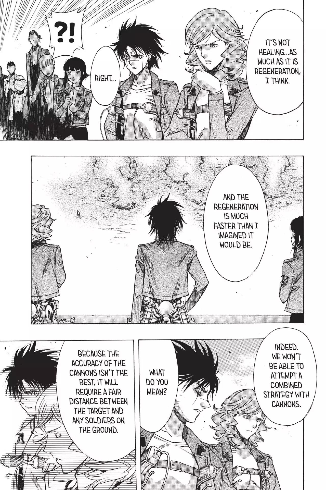 Shingeki no Kyojin - Before the Fall Chapter 50 page 21 - Chapter 50: Labyrinth of the Demon's Womb