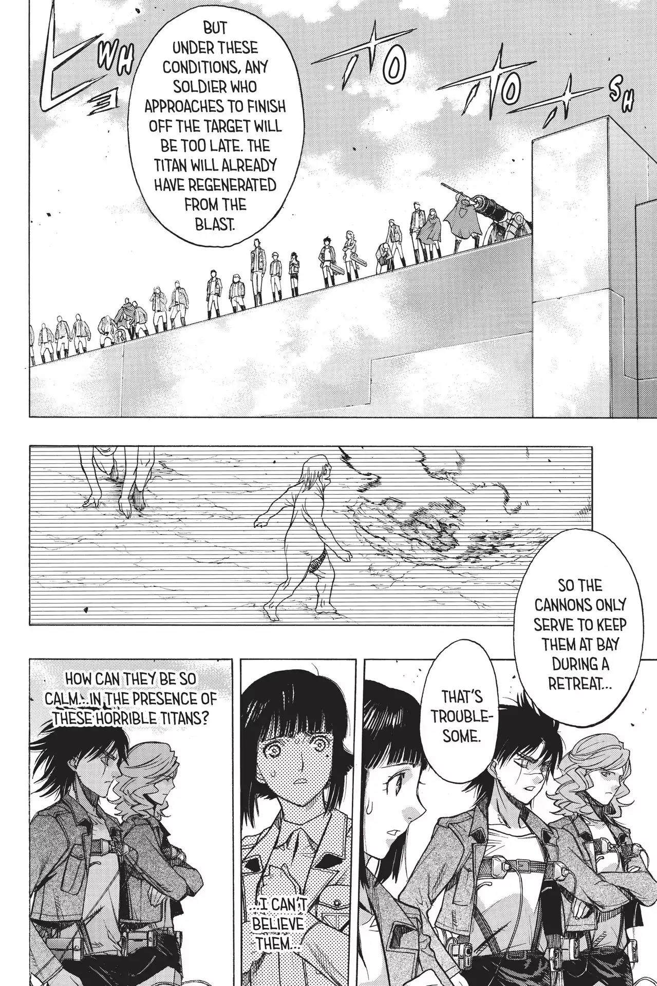 Shingeki no Kyojin - Before the Fall Chapter 50 page 22 - Chapter 50: Labyrinth of the Demon's Womb