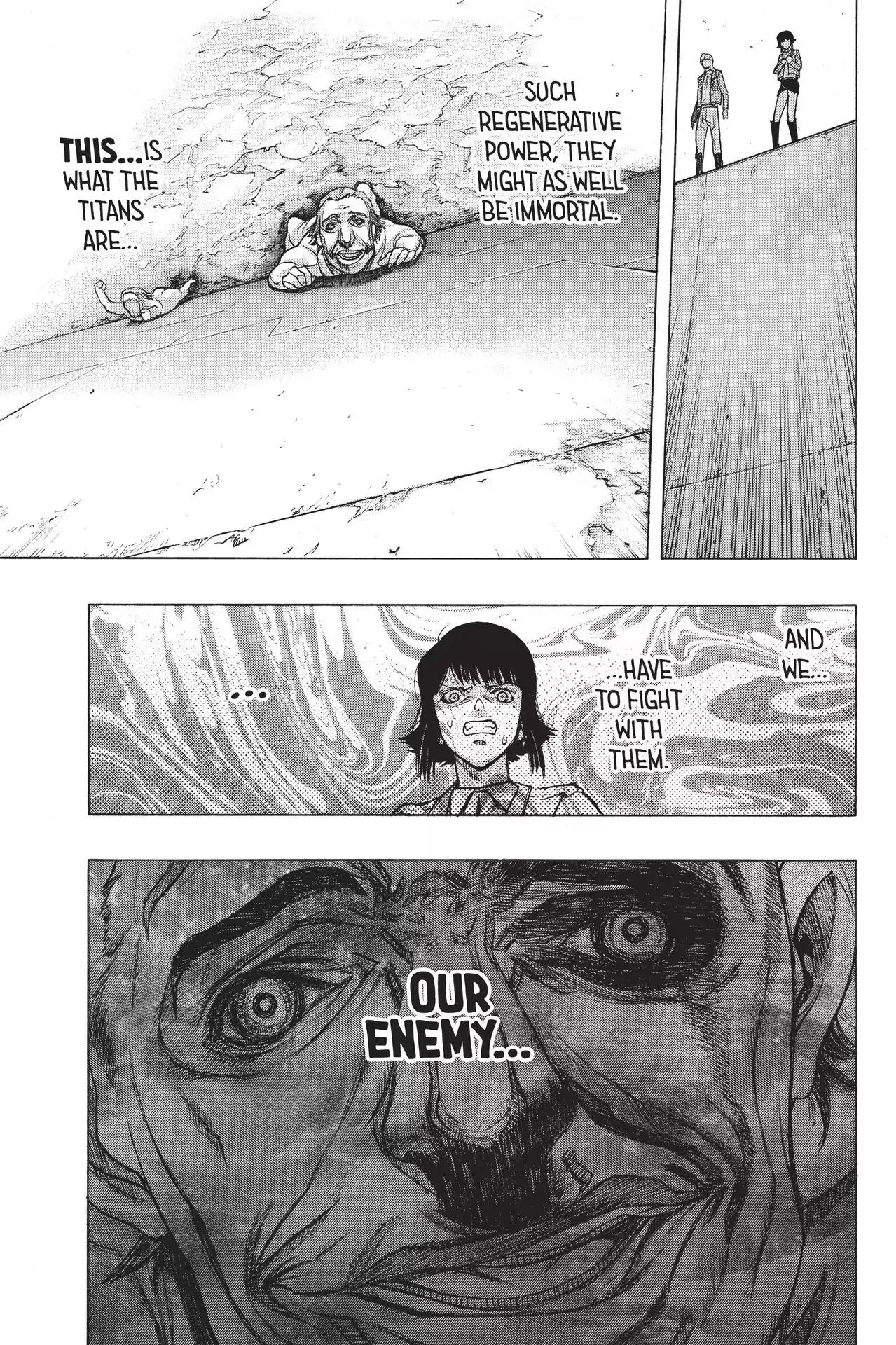 Shingeki no Kyojin - Before the Fall Chapter 50 page 23 - Chapter 50: Labyrinth of the Demon's Womb
