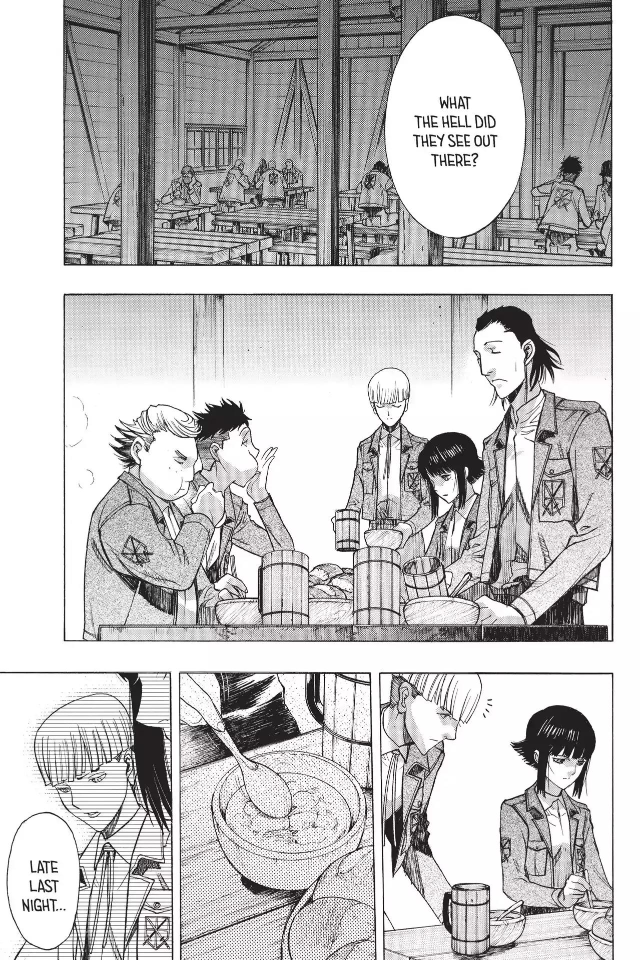 Shingeki no Kyojin - Before the Fall Chapter 50 page 28 - Chapter 50: Labyrinth of the Demon's Womb