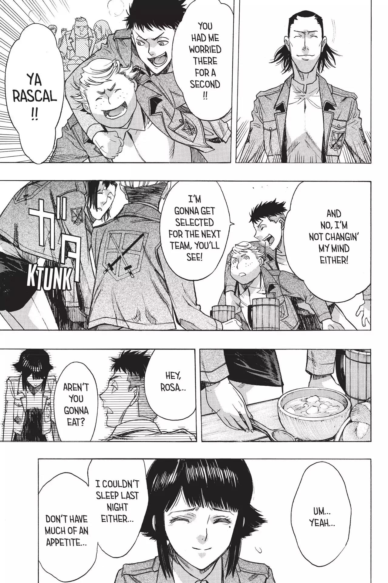 Shingeki no Kyojin - Before the Fall Chapter 50 page 34 - Chapter 50: Labyrinth of the Demon's Womb