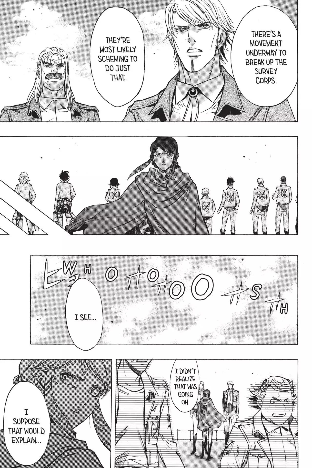 Shingeki no Kyojin - Before the Fall Chapter 50 page 4 - Chapter 50: Labyrinth of the Demon's Womb