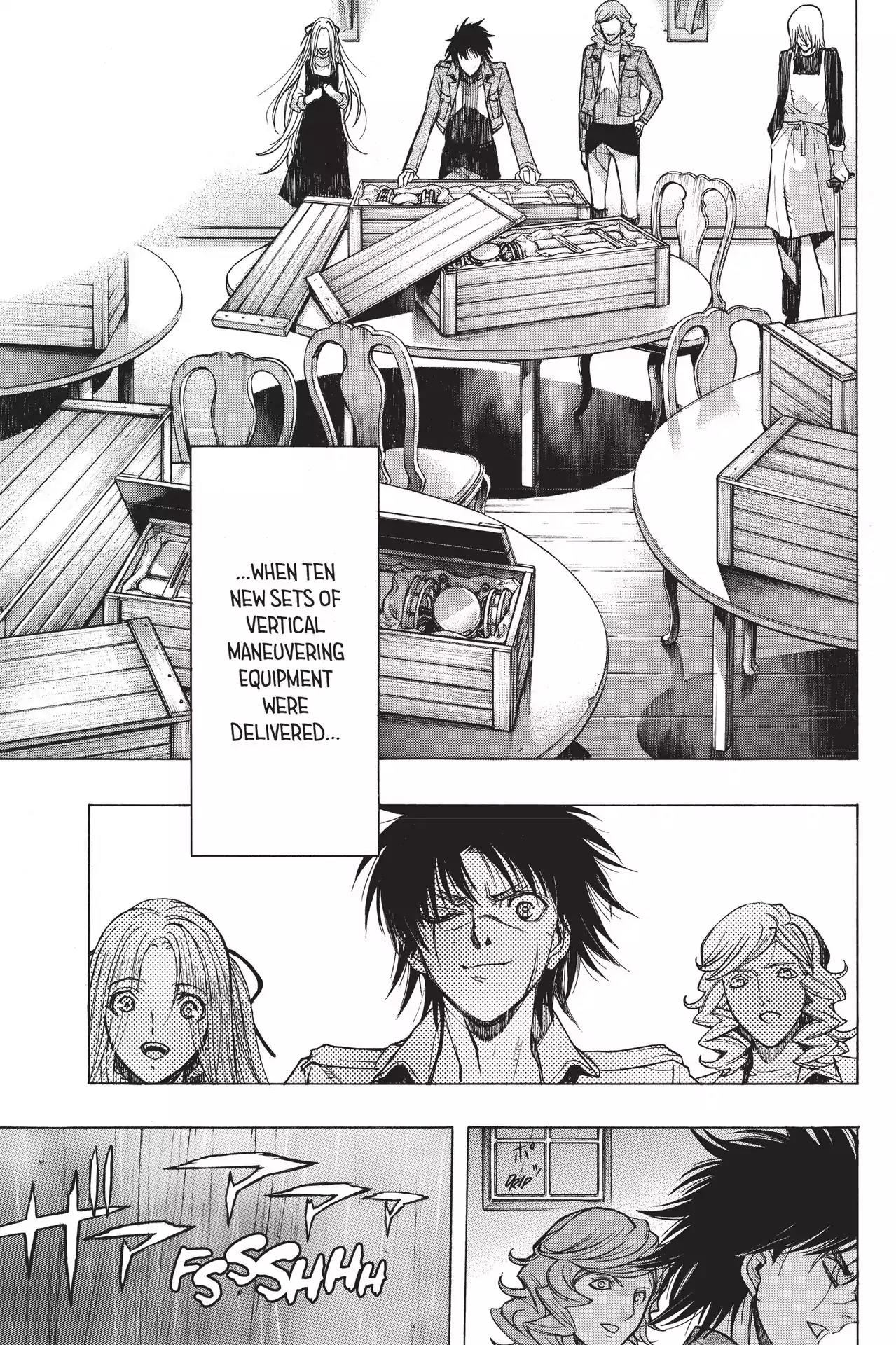 Shingeki no Kyojin - Before the Fall Chapter 50 page 44 - Chapter 50: Labyrinth of the Demon's Womb