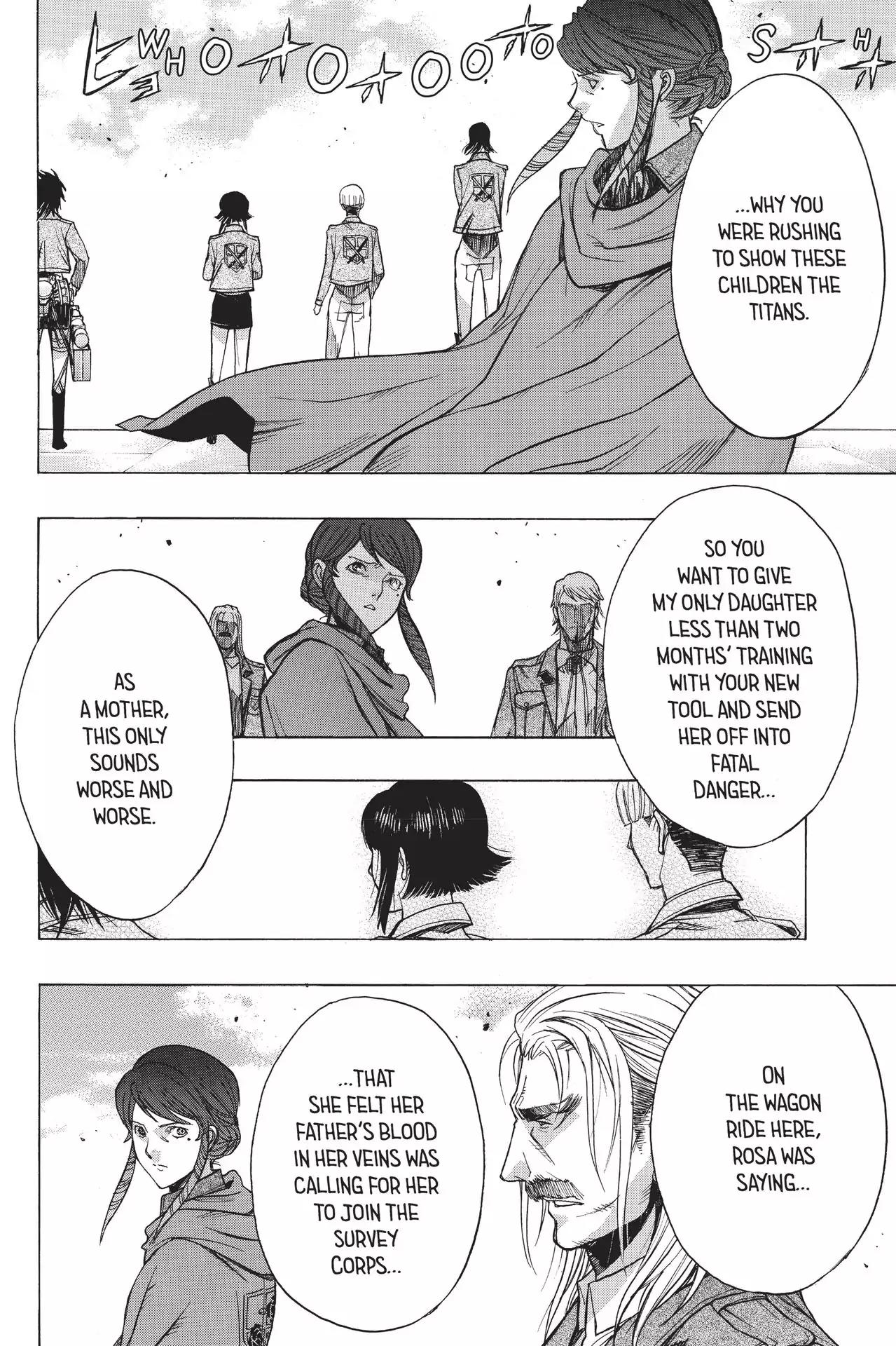 Shingeki no Kyojin - Before the Fall Chapter 50 page 5 - Chapter 50: Labyrinth of the Demon's Womb