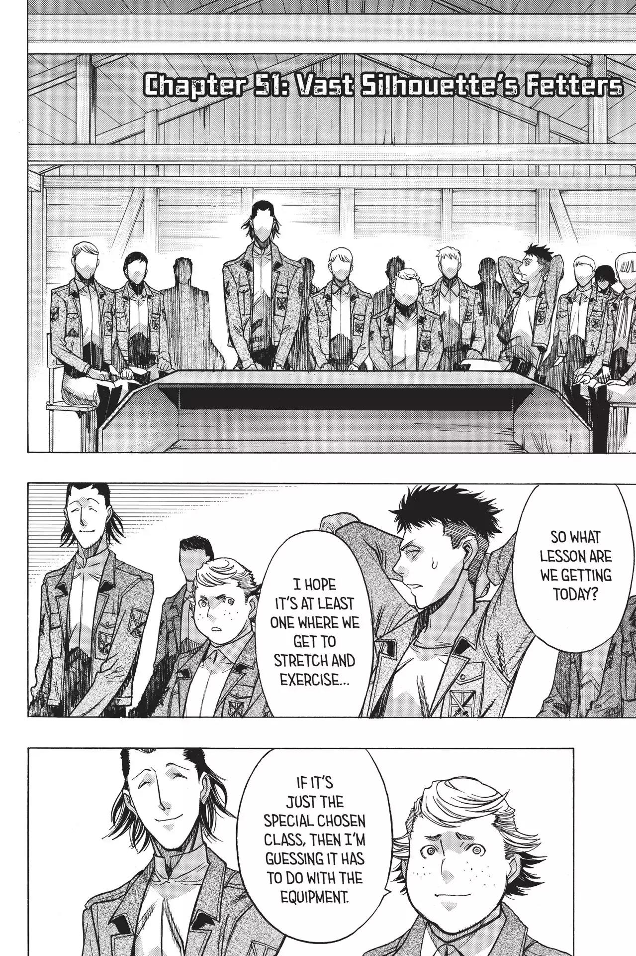 Shingeki no Kyojin - Before the Fall Chapter 51 page 2 - Chapter 51: Vast Silhouette's Fetters