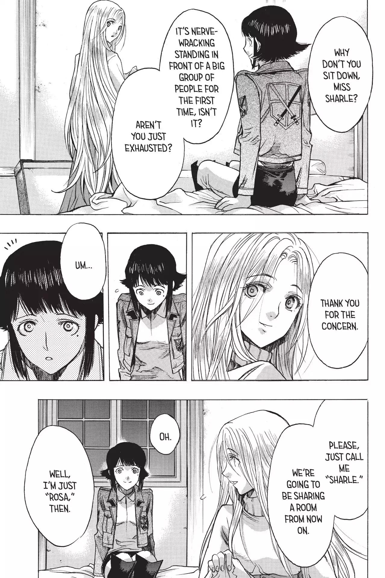 Shingeki no Kyojin - Before the Fall Chapter 52 page 15 - Chapter 52: Genesis of thw Wings of Hope