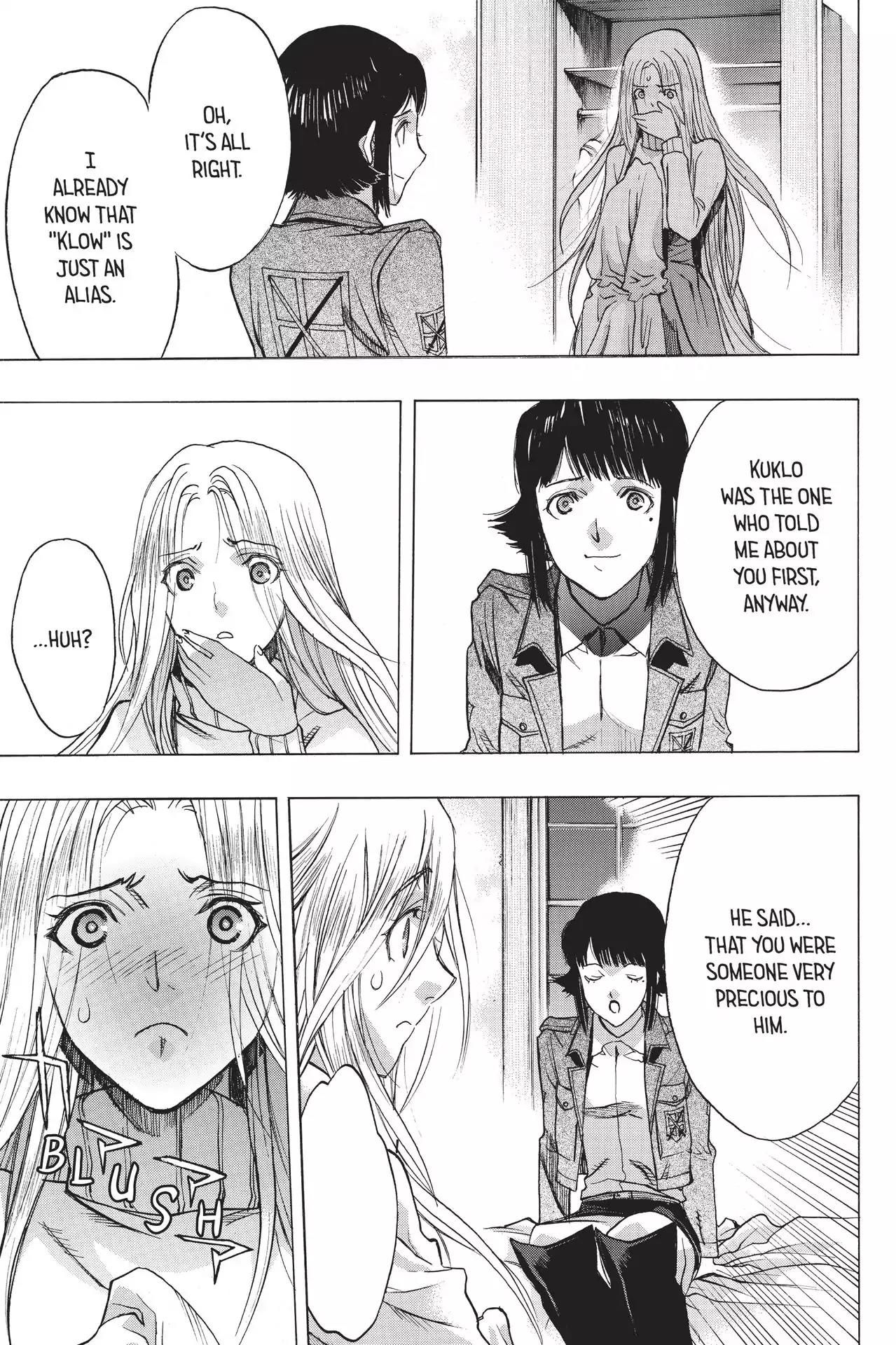 Shingeki no Kyojin - Before the Fall Chapter 52 page 19 - Chapter 52: Genesis of thw Wings of Hope