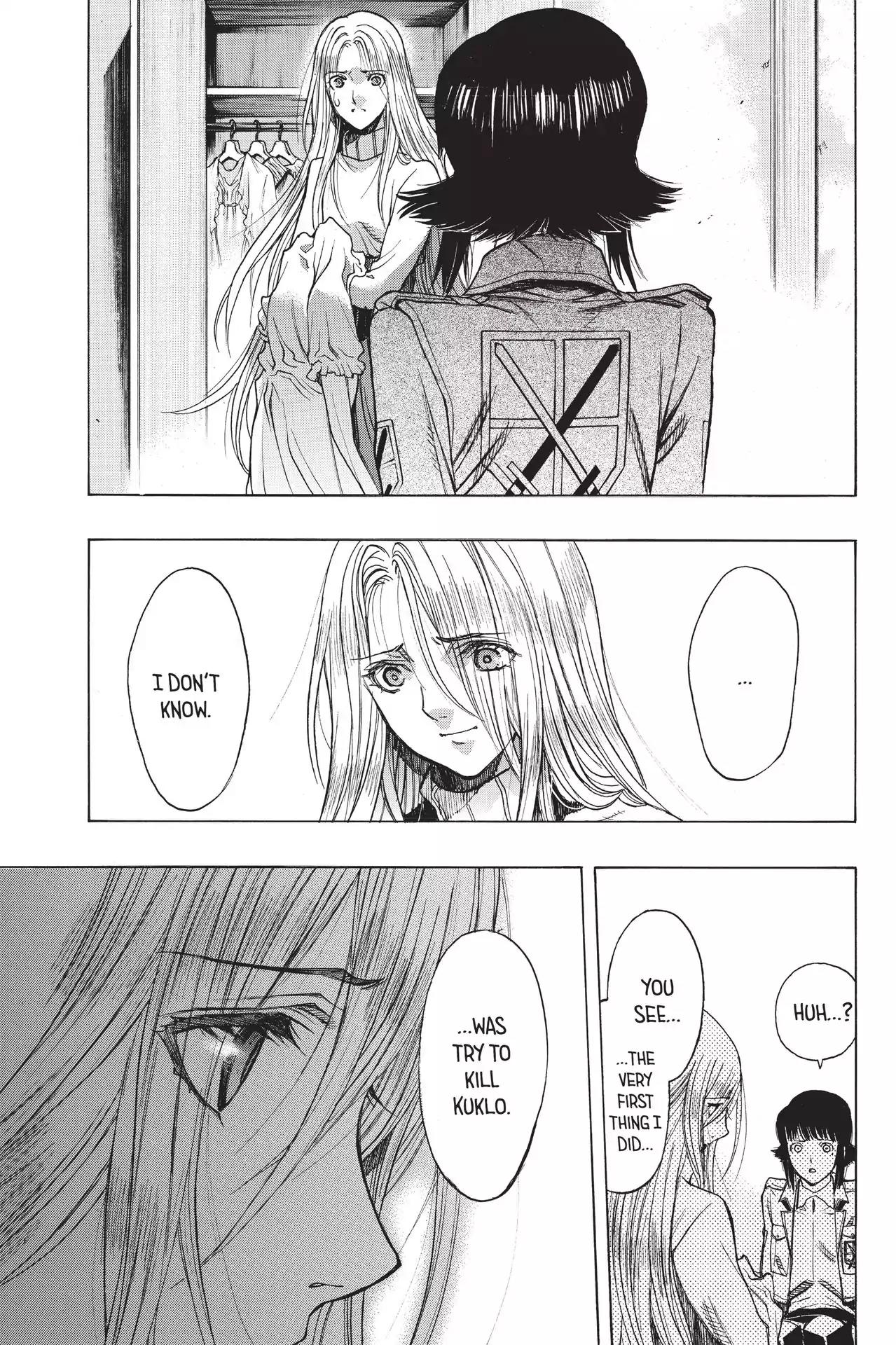 Shingeki no Kyojin - Before the Fall Chapter 52 page 21 - Chapter 52: Genesis of thw Wings of Hope