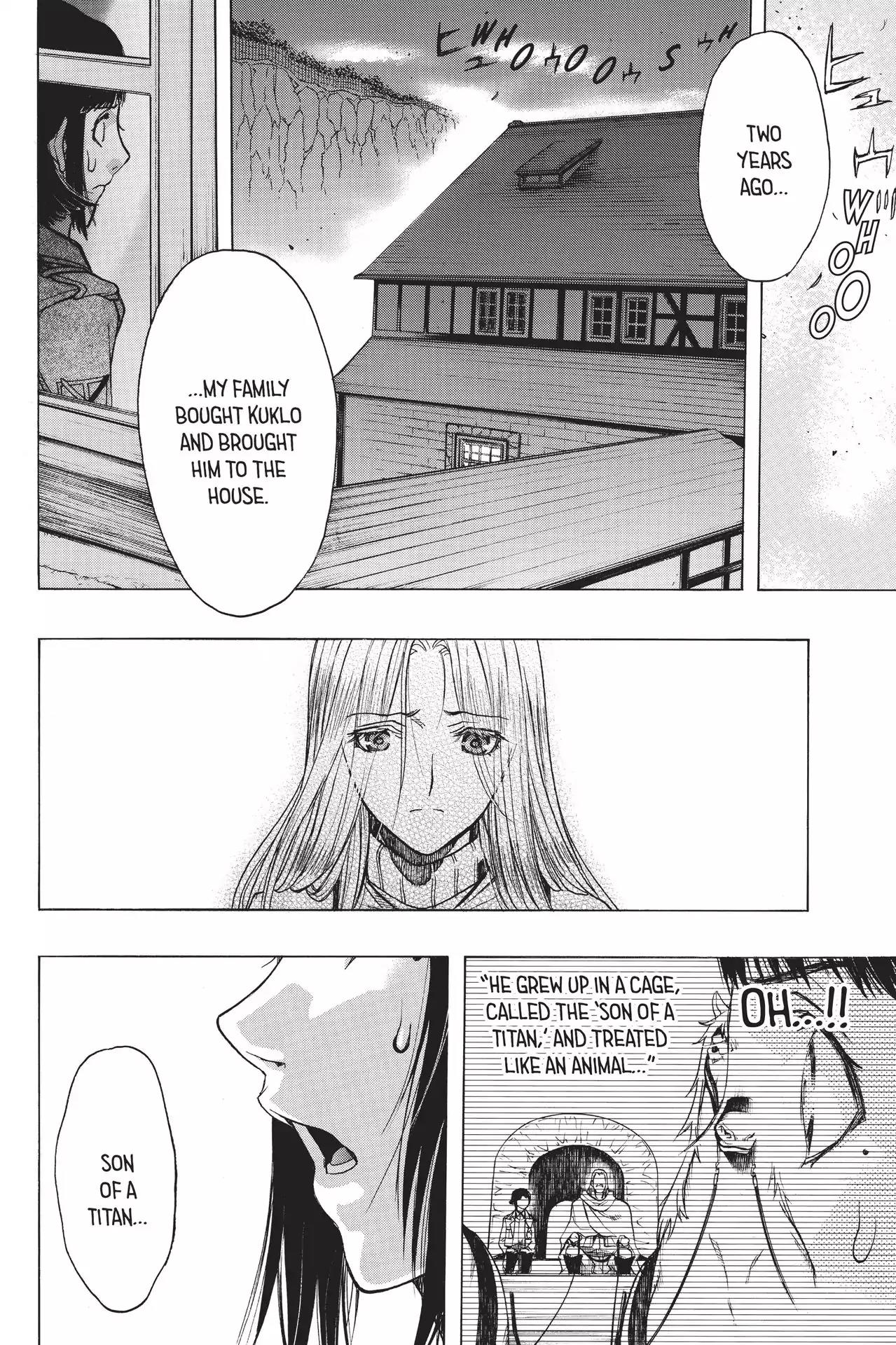 Shingeki no Kyojin - Before the Fall Chapter 52 page 22 - Chapter 52: Genesis of thw Wings of Hope