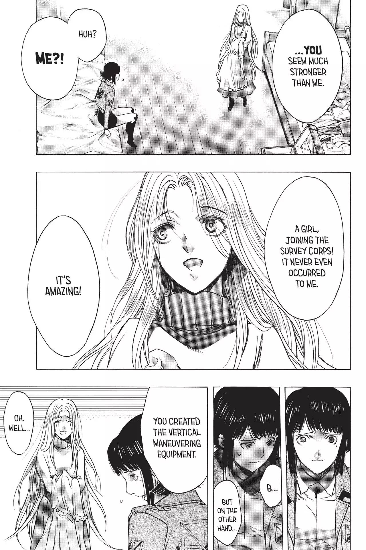 Shingeki no Kyojin - Before the Fall Chapter 52 page 27 - Chapter 52: Genesis of thw Wings of Hope