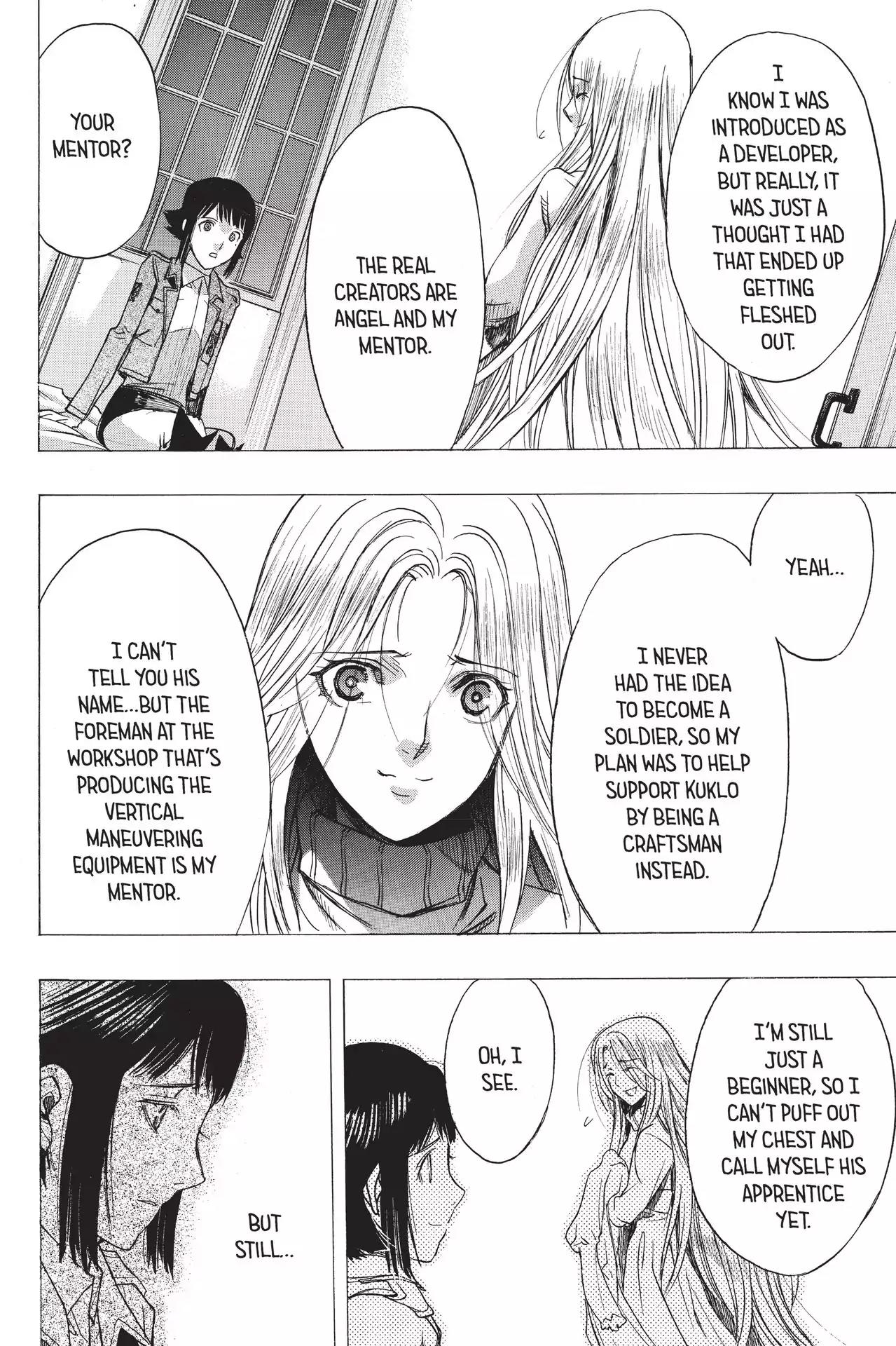 Shingeki no Kyojin - Before the Fall Chapter 52 page 28 - Chapter 52: Genesis of thw Wings of Hope