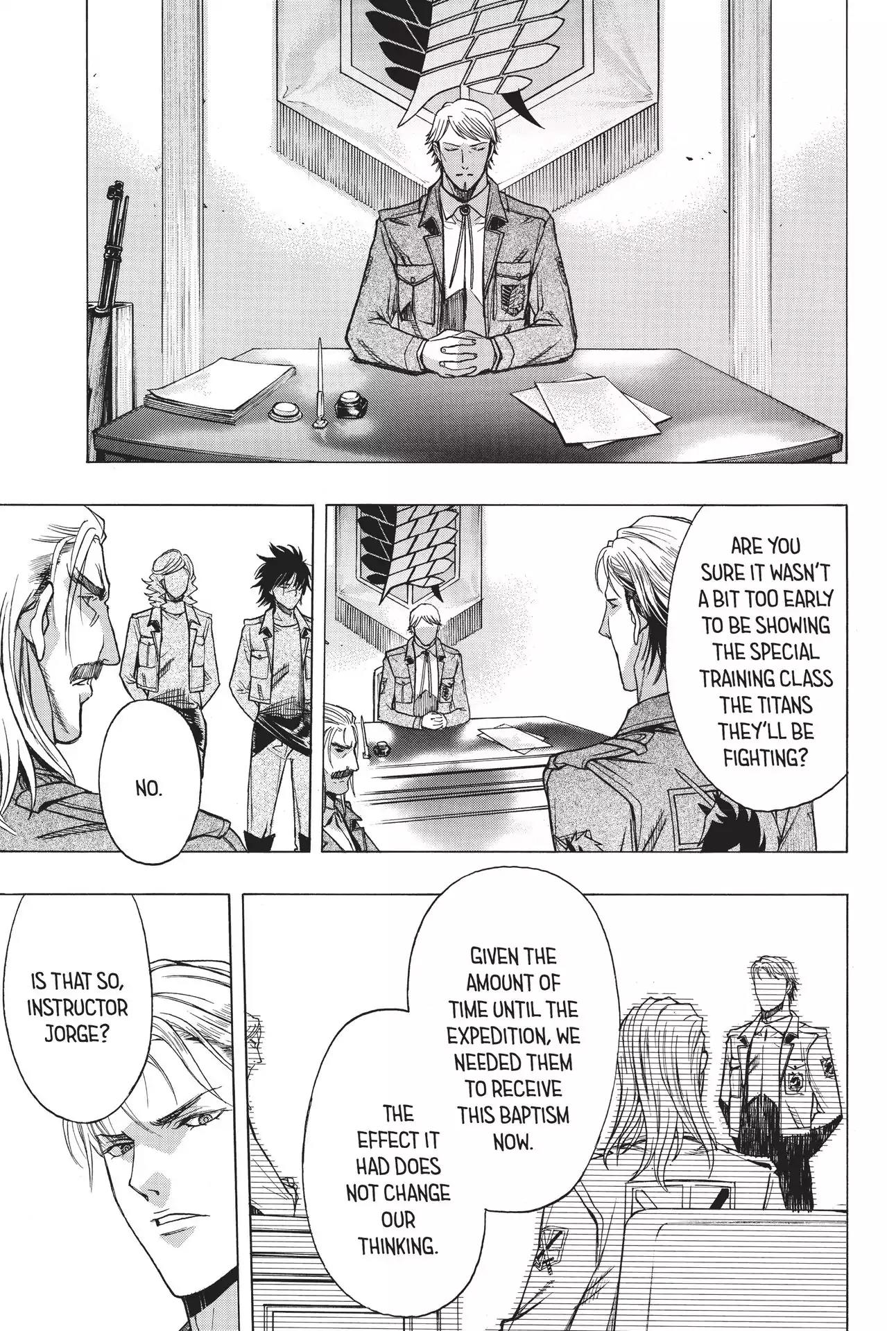 Shingeki no Kyojin - Before the Fall Chapter 52 page 3 - Chapter 52: Genesis of thw Wings of Hope