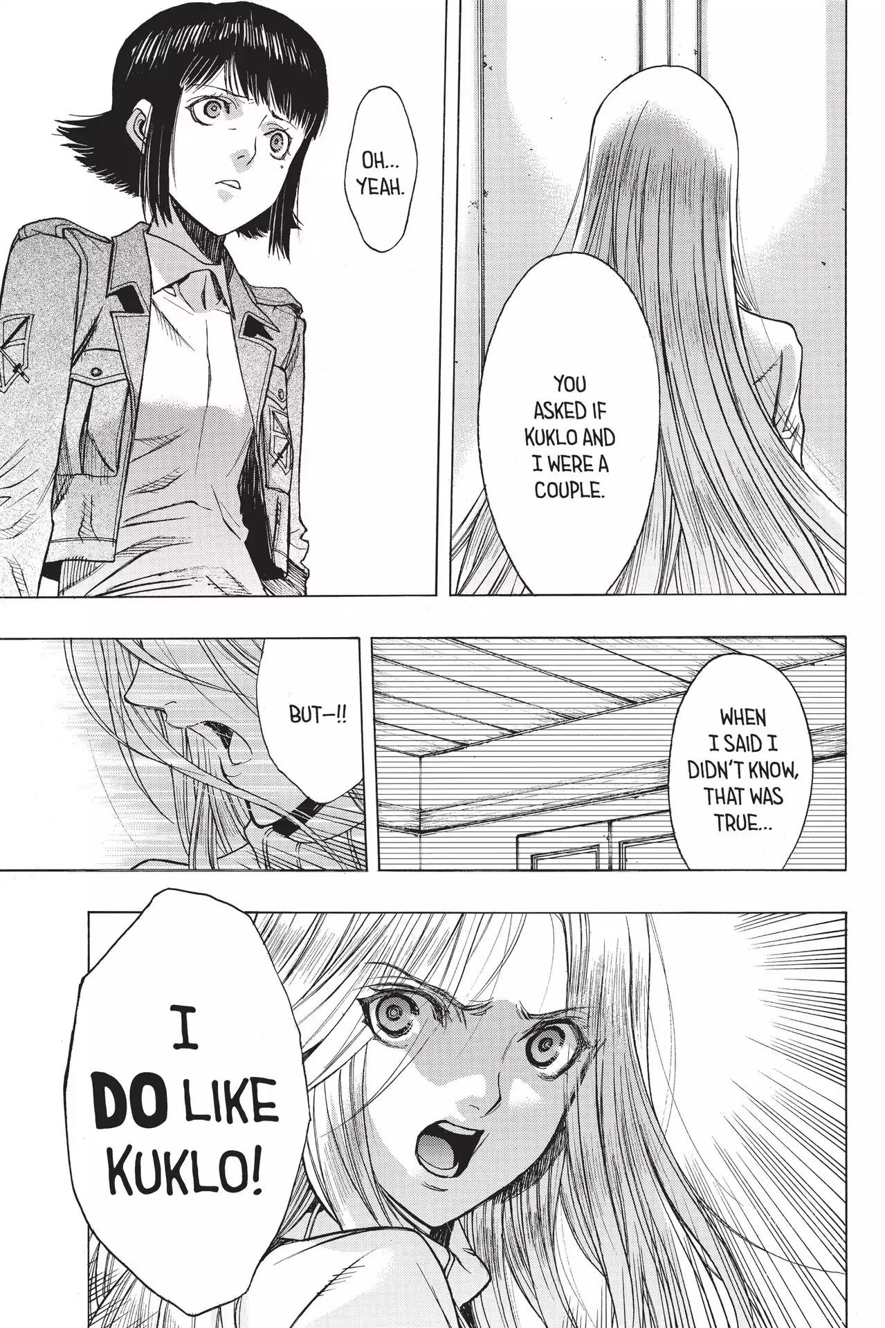 Shingeki no Kyojin - Before the Fall Chapter 52 page 33 - Chapter 52: Genesis of thw Wings of Hope