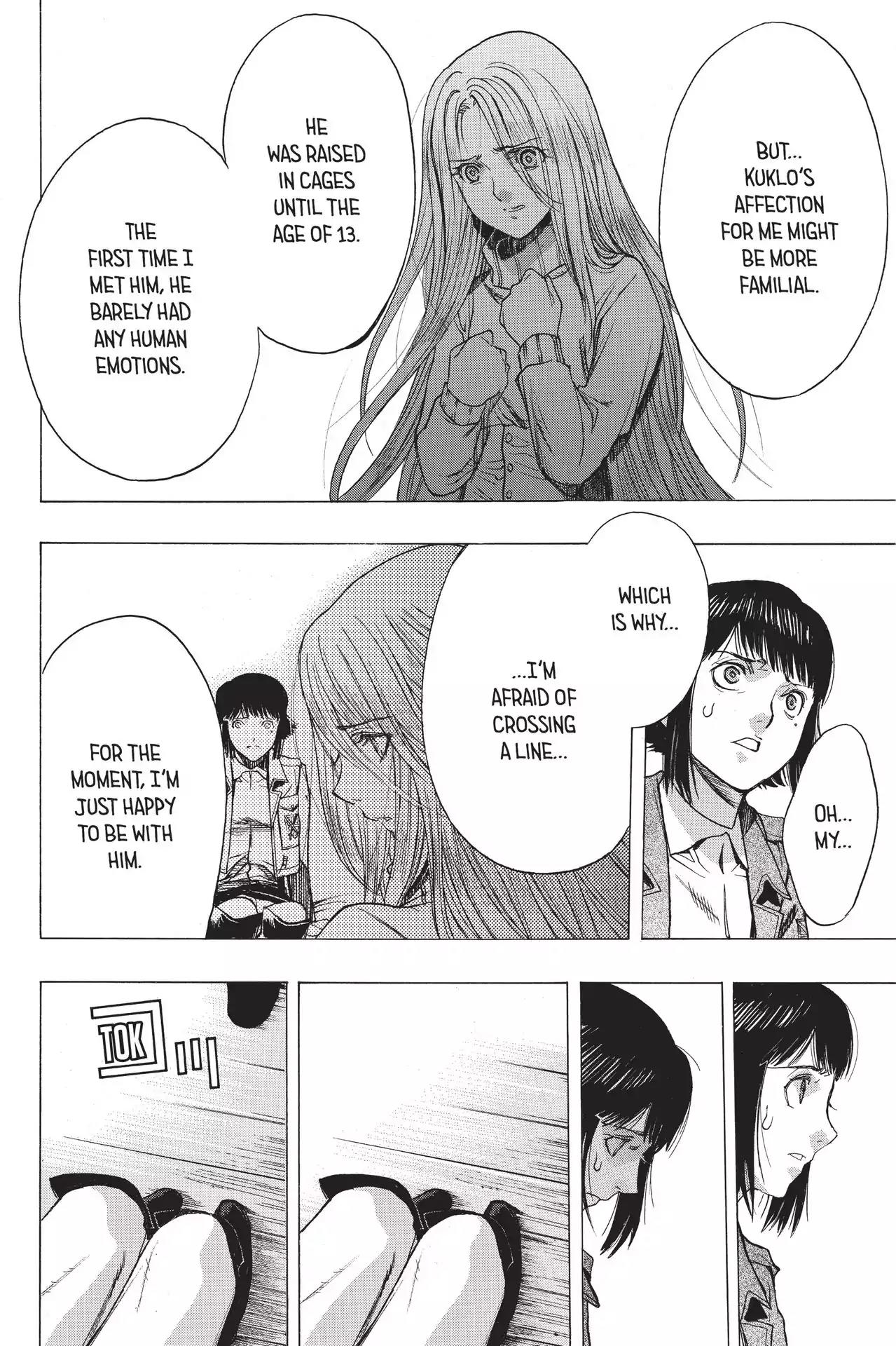 Shingeki no Kyojin - Before the Fall Chapter 52 page 36 - Chapter 52: Genesis of thw Wings of Hope