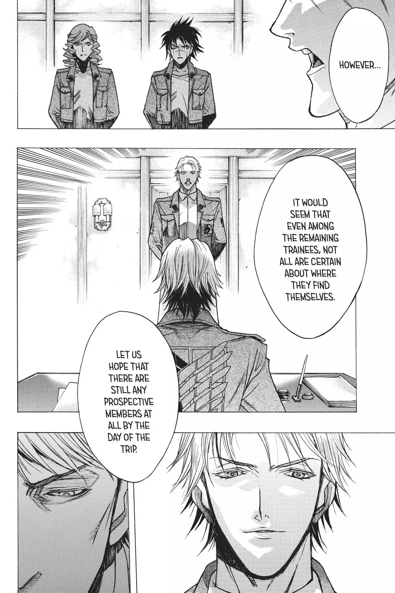 Shingeki no Kyojin - Before the Fall Chapter 52 page 4 - Chapter 52: Genesis of thw Wings of Hope