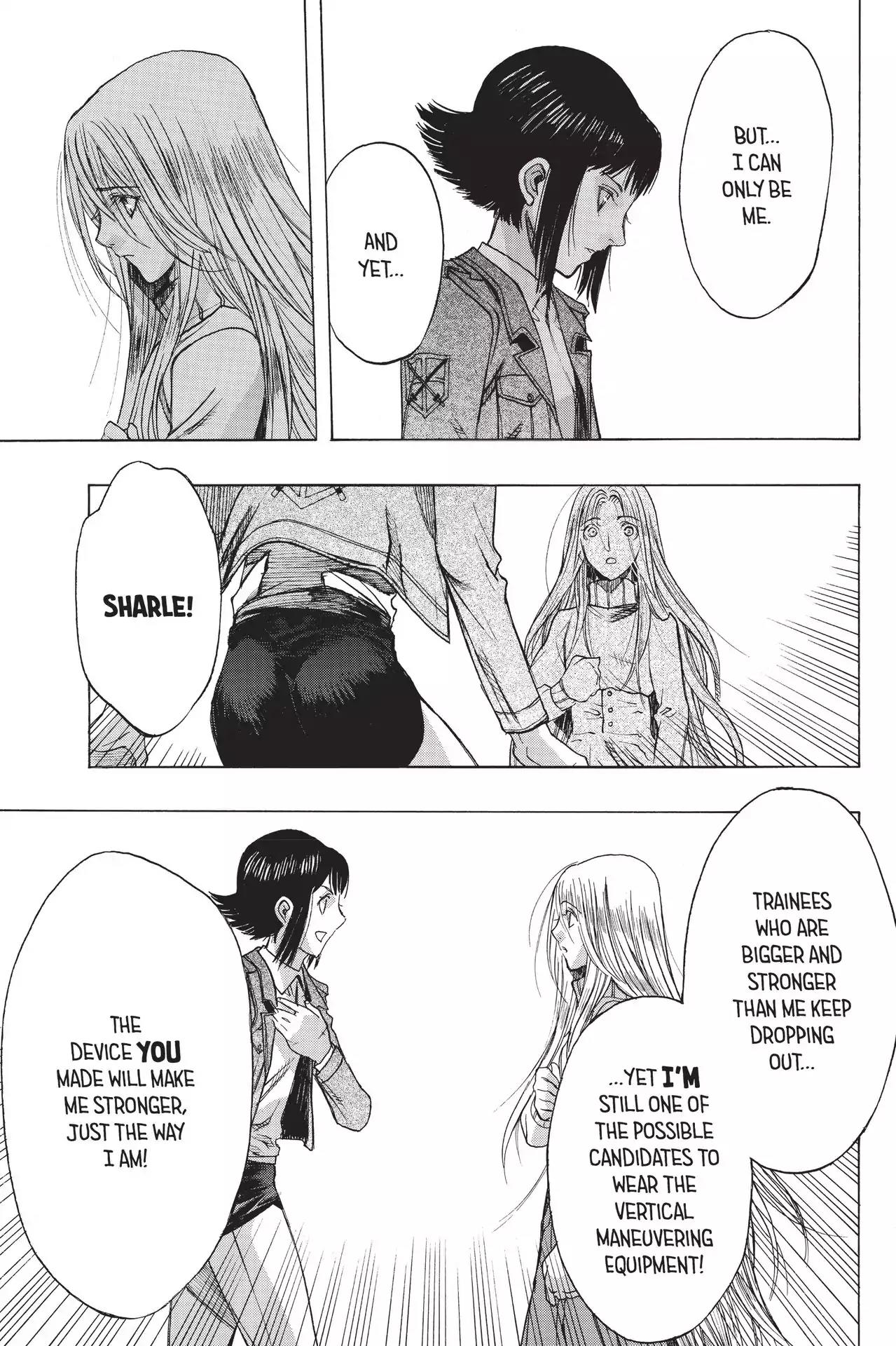 Shingeki no Kyojin - Before the Fall Chapter 52 page 43 - Chapter 52: Genesis of thw Wings of Hope