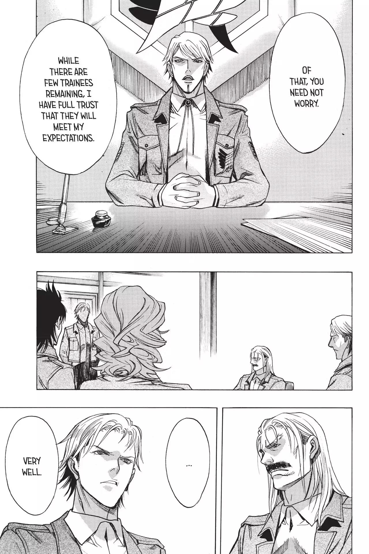 Shingeki no Kyojin - Before the Fall Chapter 52 page 5 - Chapter 52: Genesis of thw Wings of Hope
