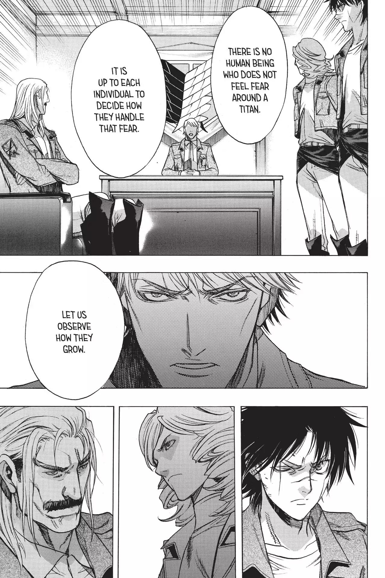 Shingeki no Kyojin - Before the Fall Chapter 52 page 9 - Chapter 52: Genesis of thw Wings of Hope