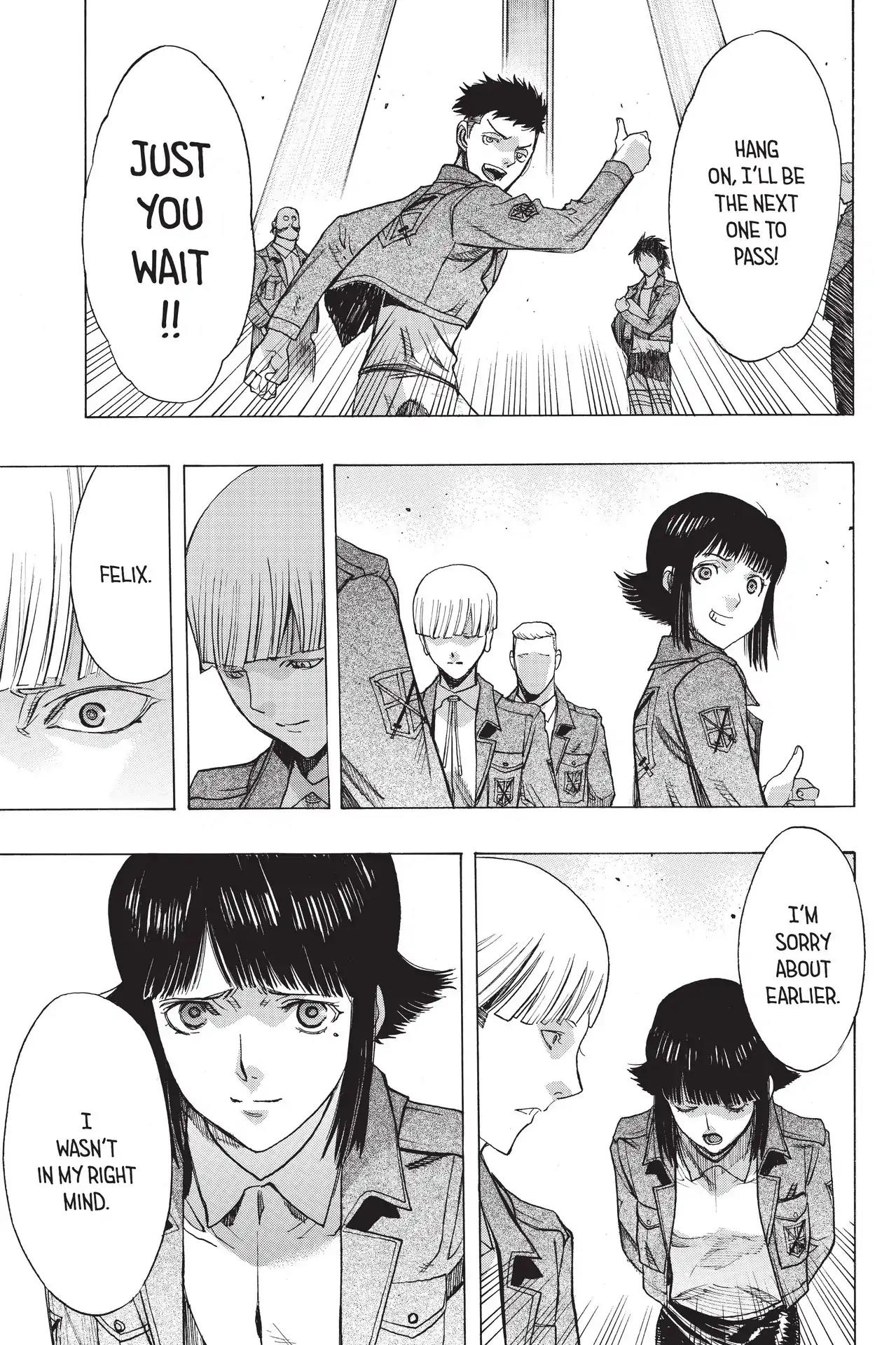 Shingeki no Kyojin - Before the Fall Chapter 53 page 13 - Chapter 53: Setback at the Initiation