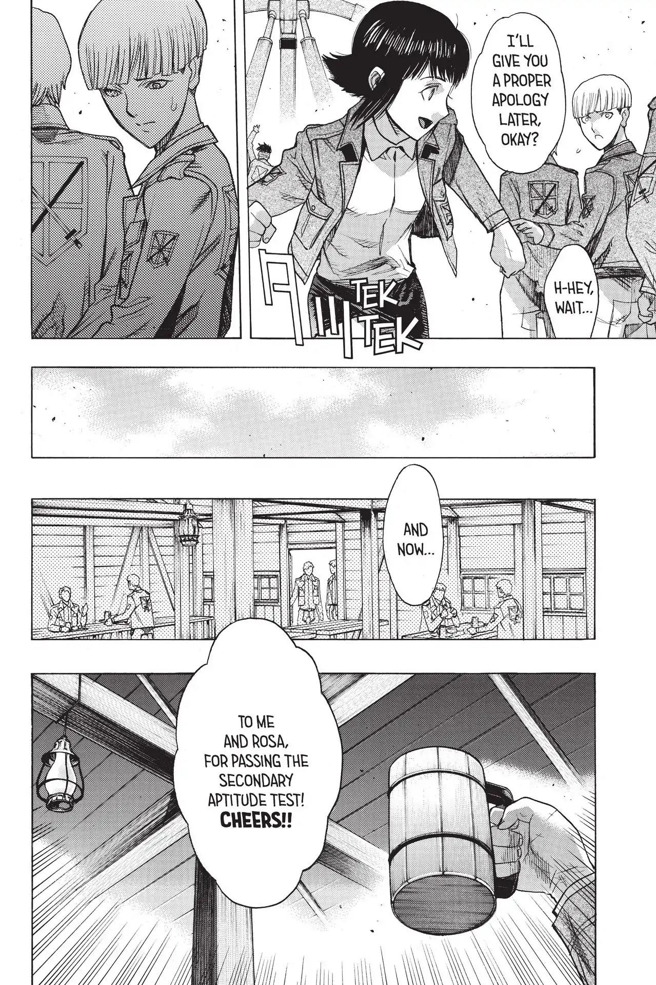 Shingeki no Kyojin - Before the Fall Chapter 53 page 14 - Chapter 53: Setback at the Initiation
