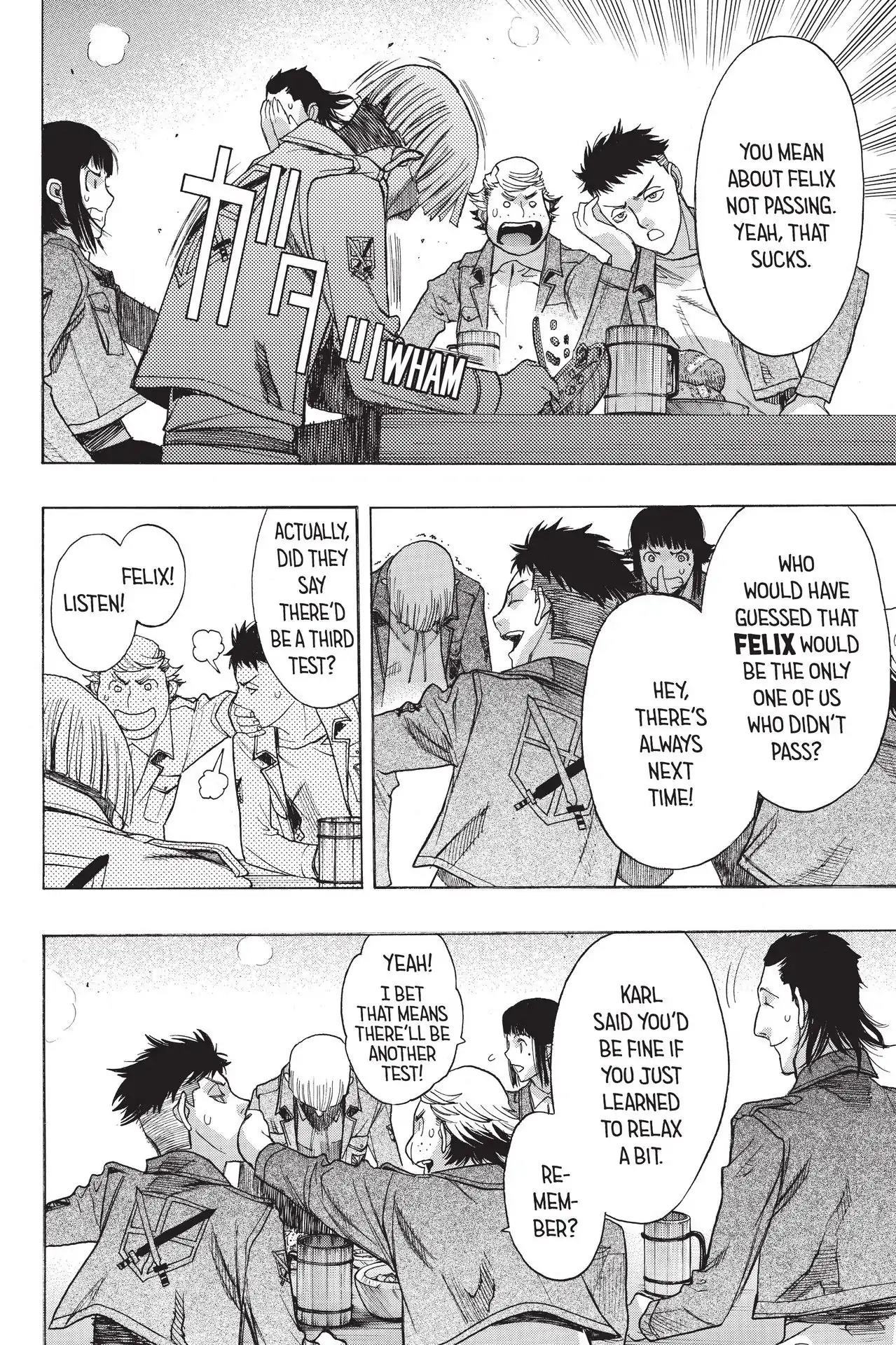 Shingeki no Kyojin - Before the Fall Chapter 53 page 16 - Chapter 53: Setback at the Initiation