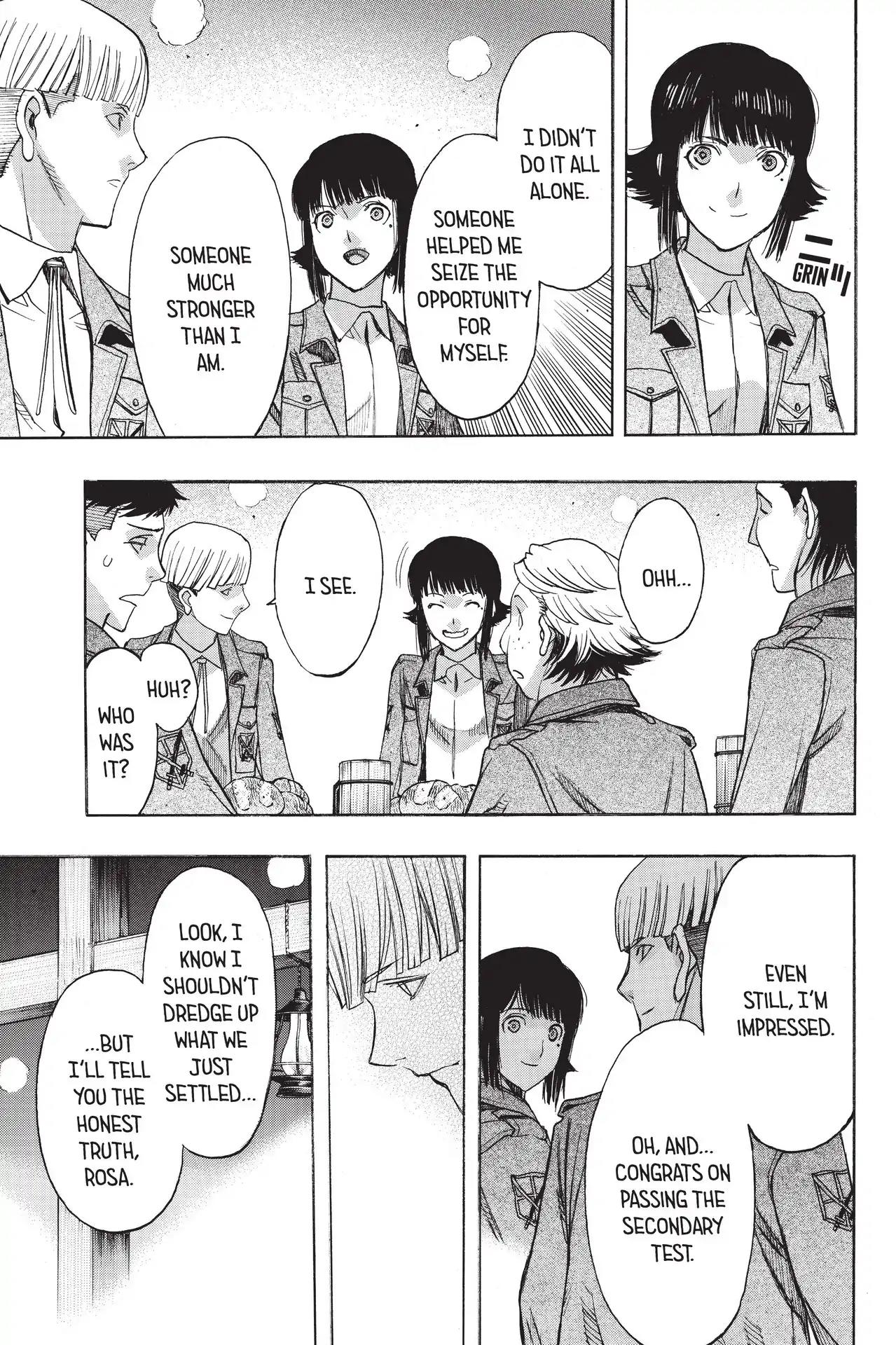 Shingeki no Kyojin - Before the Fall Chapter 53 page 21 - Chapter 53: Setback at the Initiation