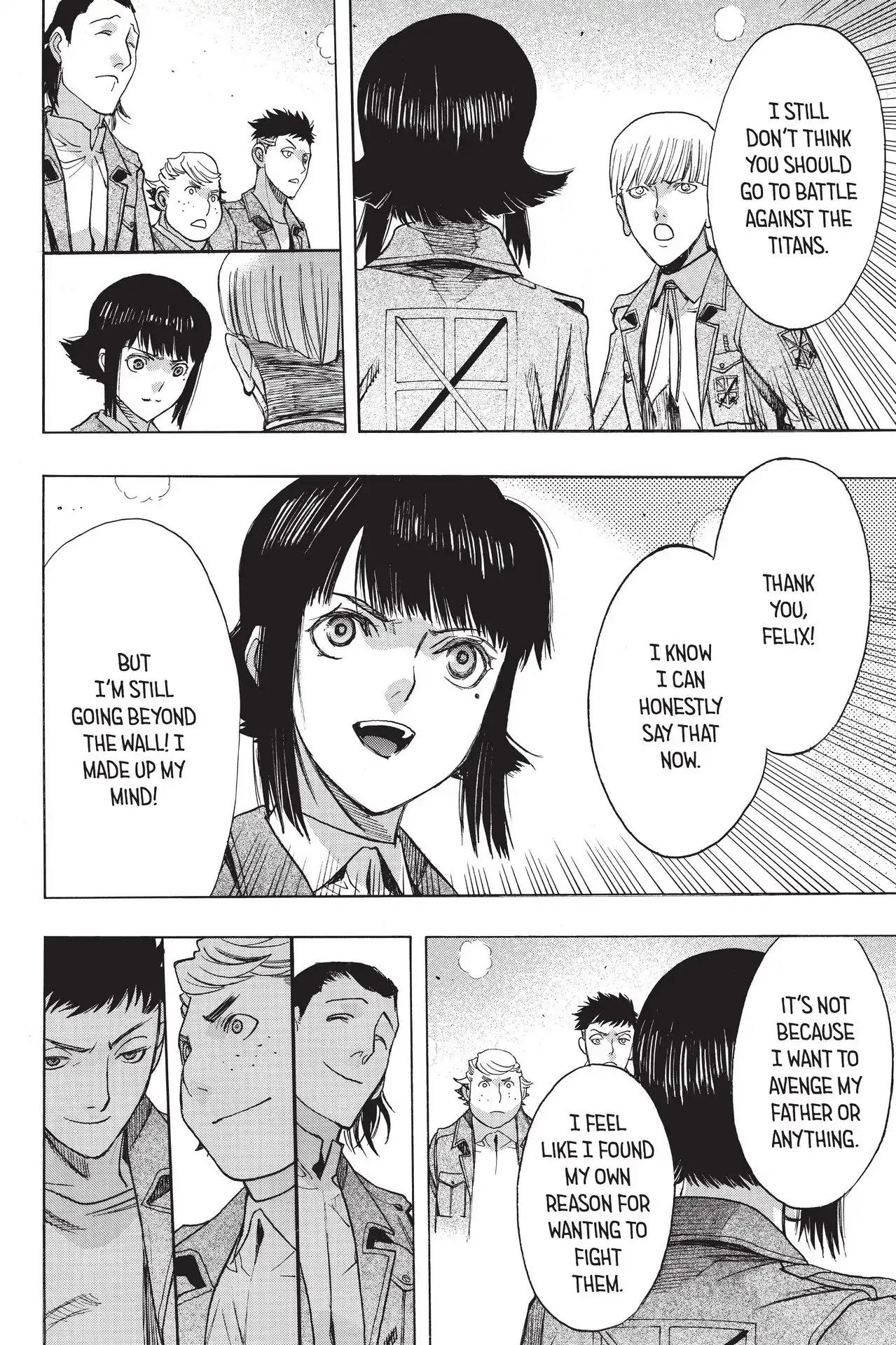 Shingeki no Kyojin - Before the Fall Chapter 53 page 22 - Chapter 53: Setback at the Initiation