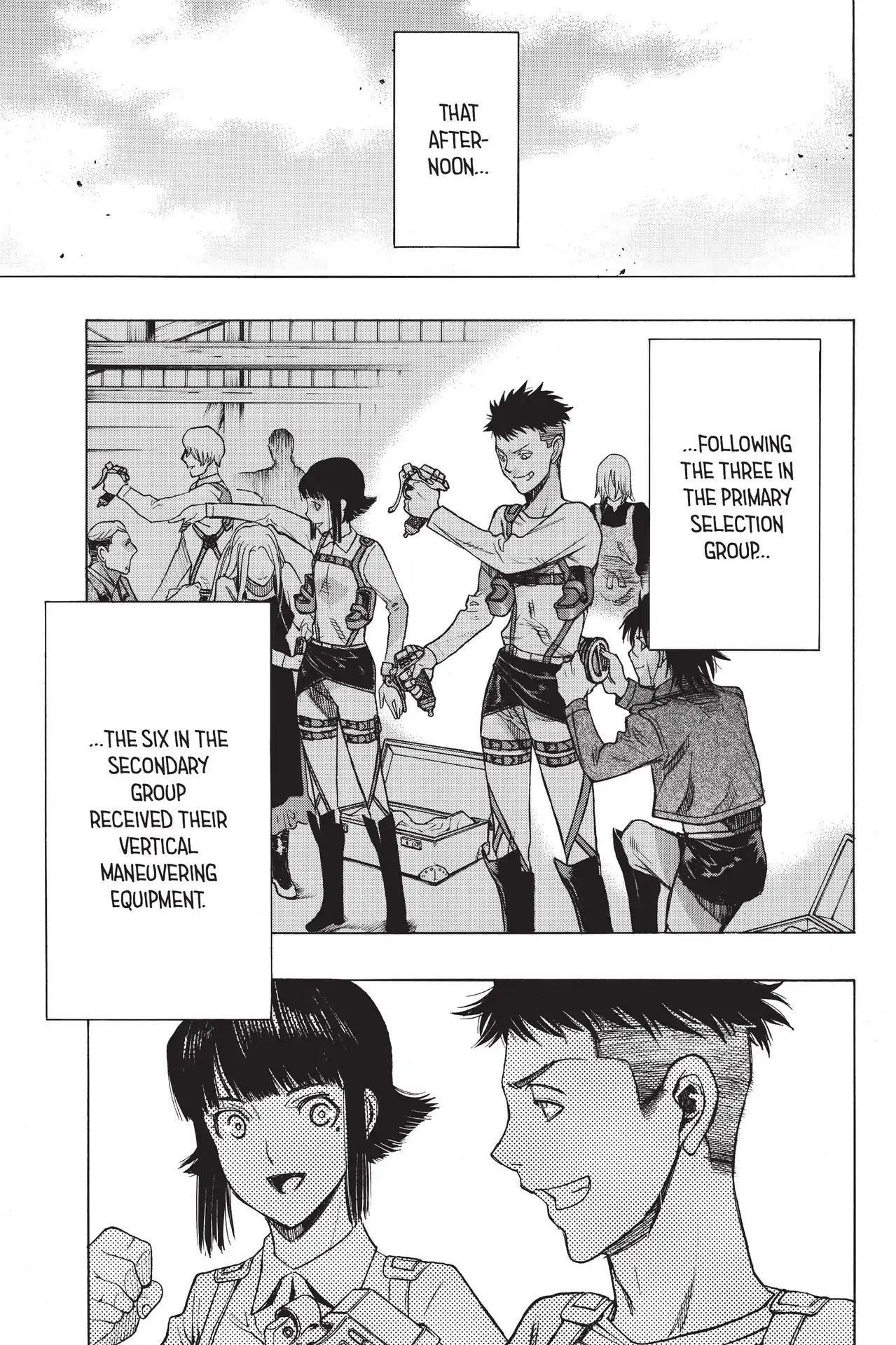 Shingeki no Kyojin - Before the Fall Chapter 53 page 27 - Chapter 53: Setback at the Initiation