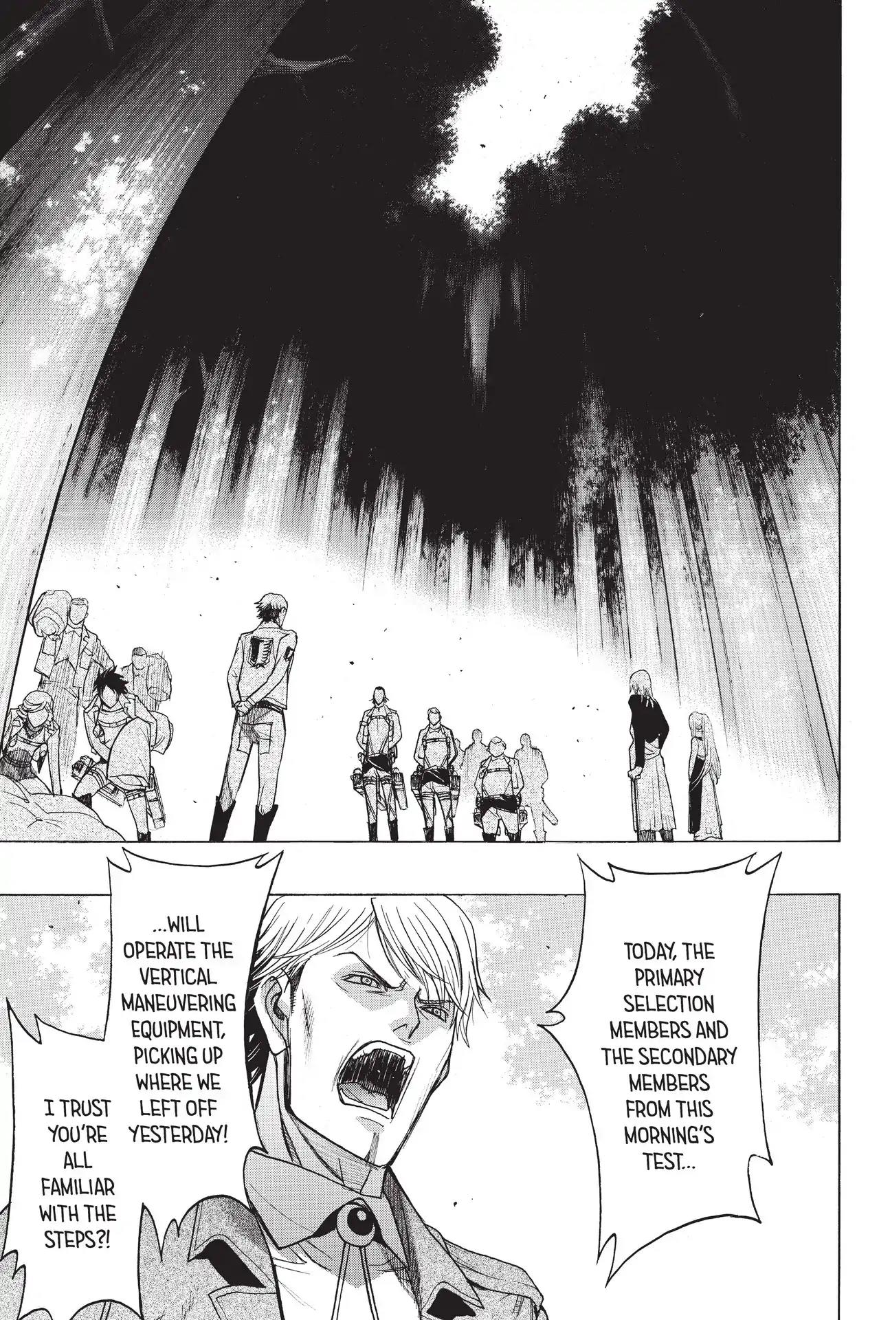 Shingeki no Kyojin - Before the Fall Chapter 53 page 29 - Chapter 53: Setback at the Initiation