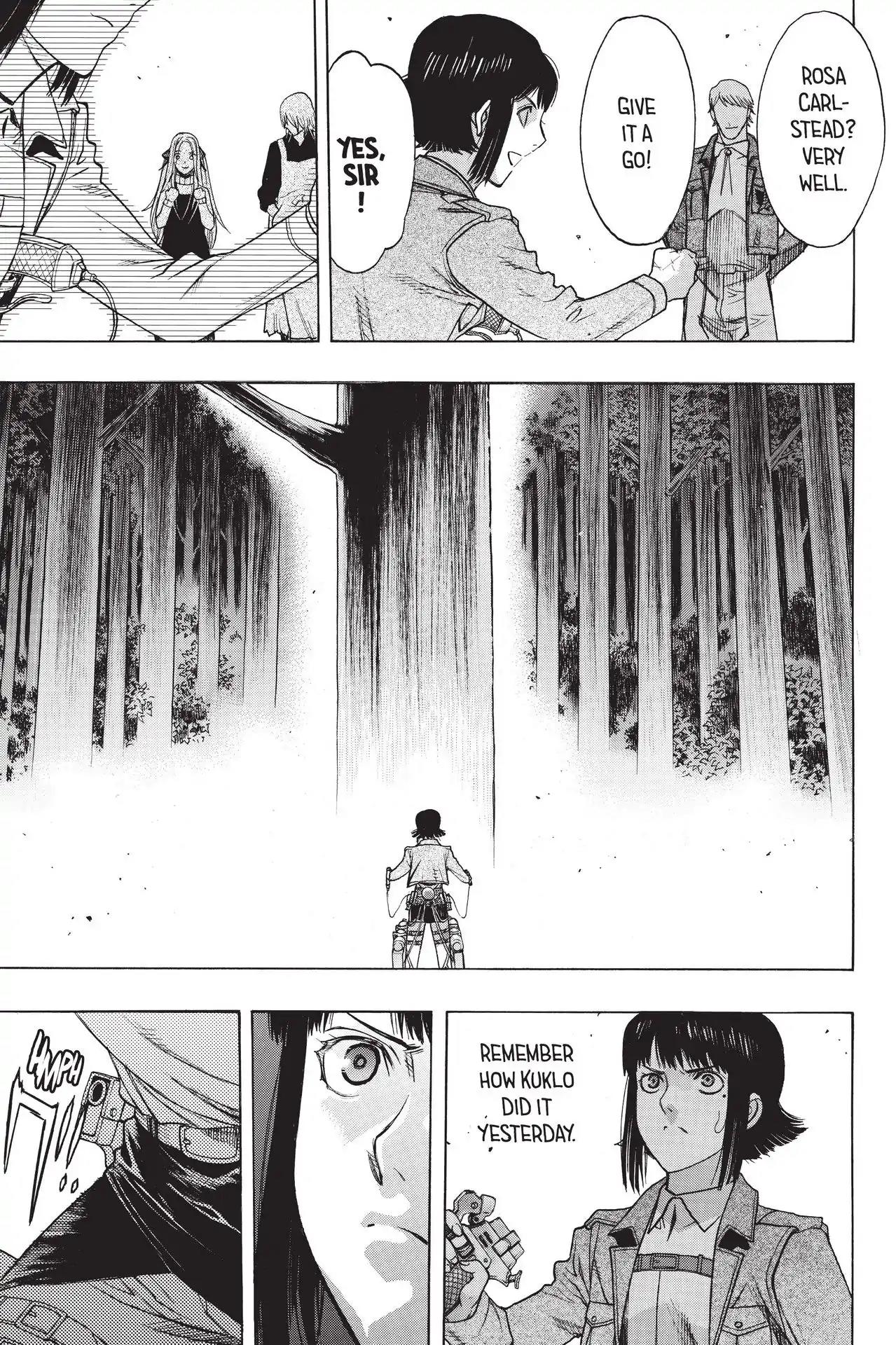 Shingeki no Kyojin - Before the Fall Chapter 53 page 31 - Chapter 53: Setback at the Initiation