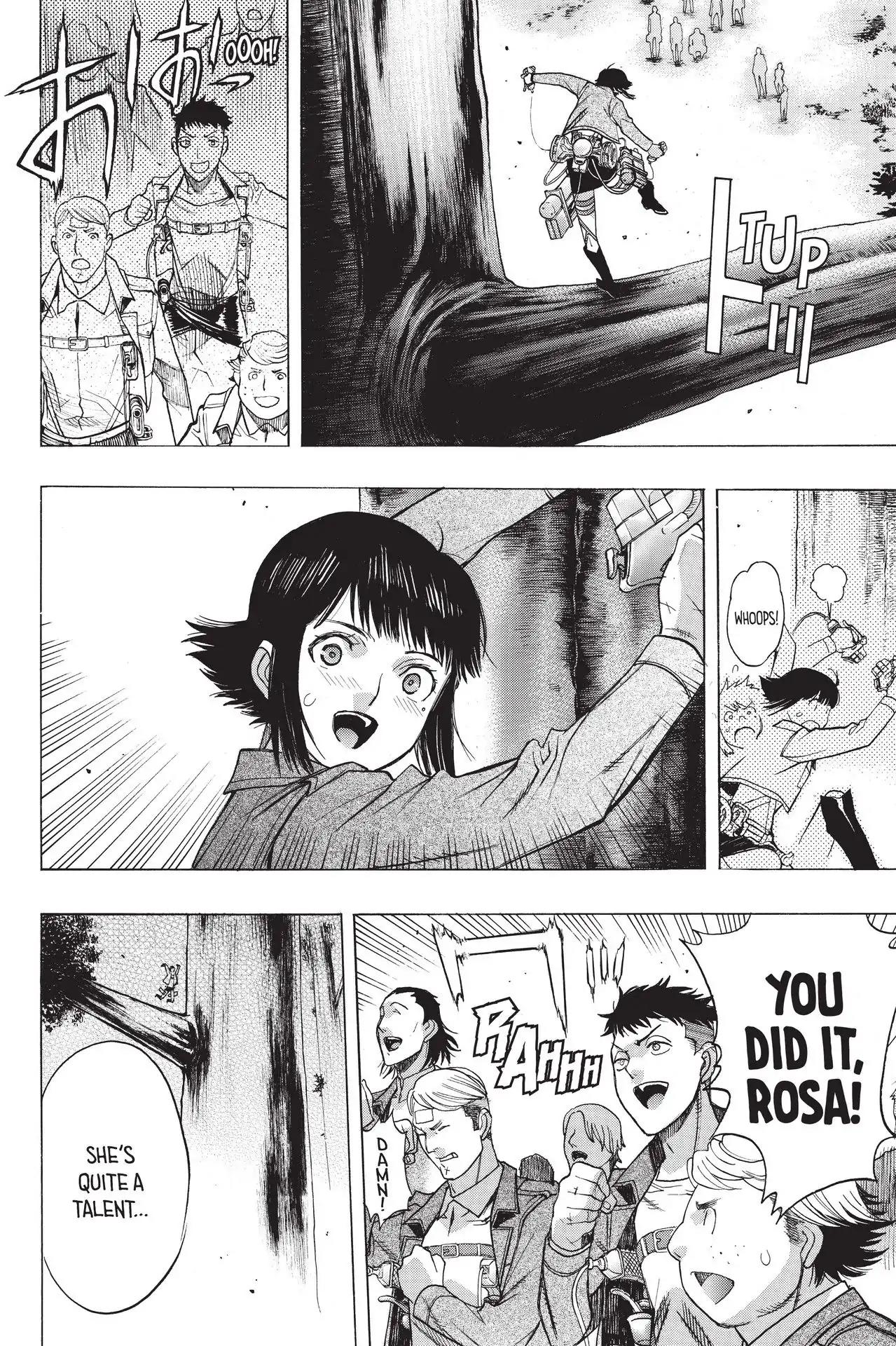 Shingeki no Kyojin - Before the Fall Chapter 53 page 34 - Chapter 53: Setback at the Initiation