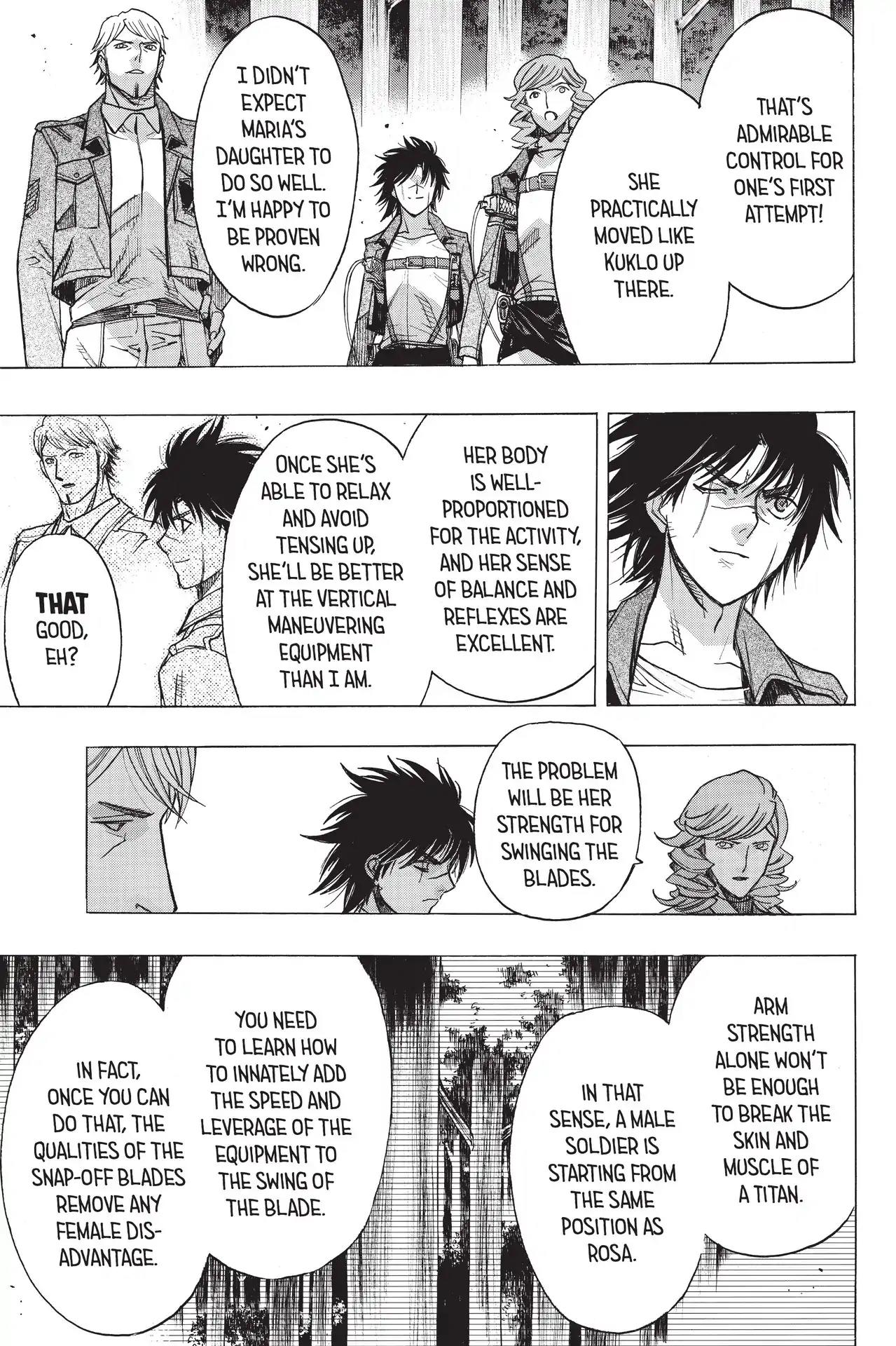 Shingeki no Kyojin - Before the Fall Chapter 53 page 35 - Chapter 53: Setback at the Initiation
