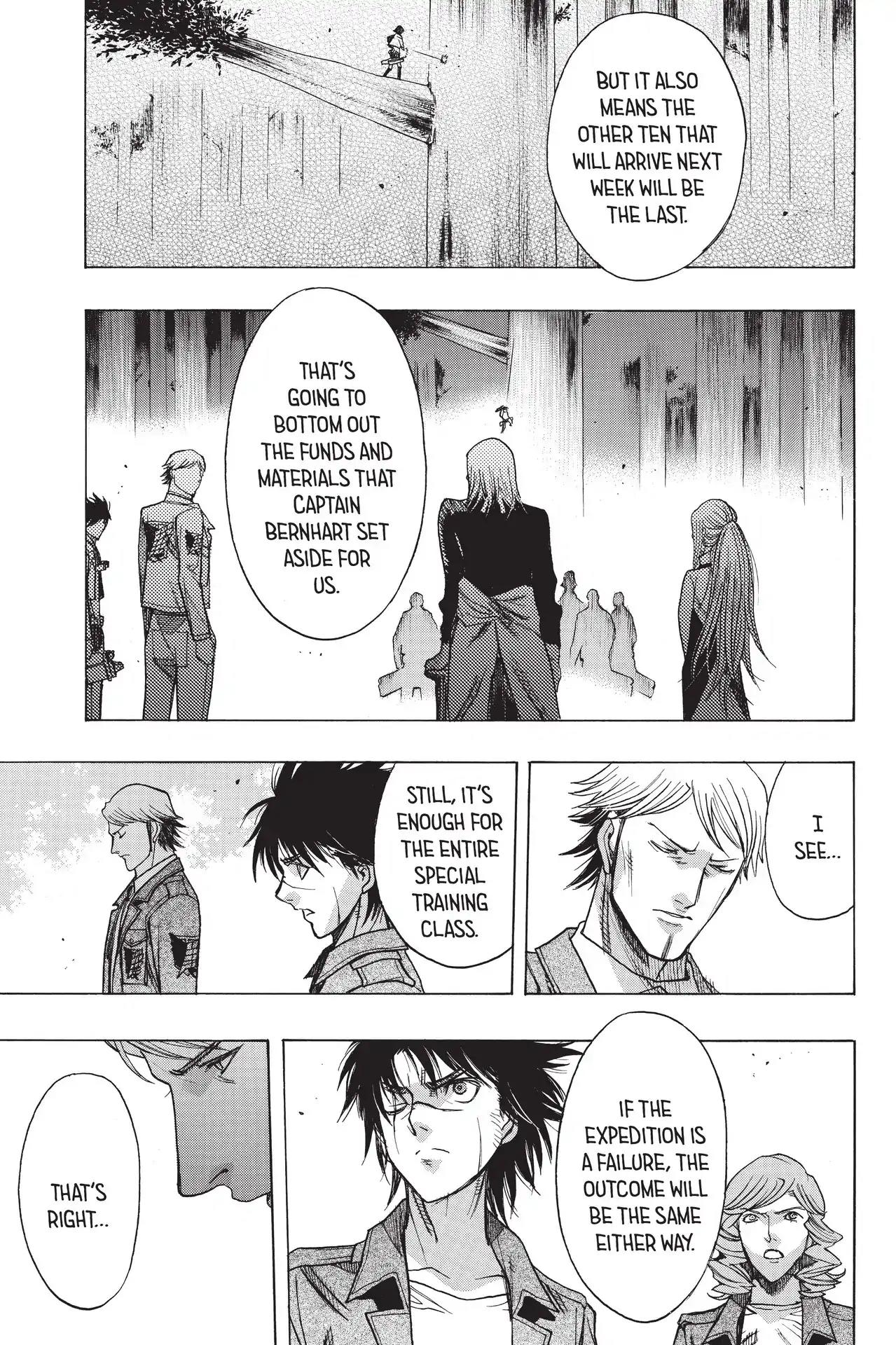 Shingeki no Kyojin - Before the Fall Chapter 53 page 37 - Chapter 53: Setback at the Initiation