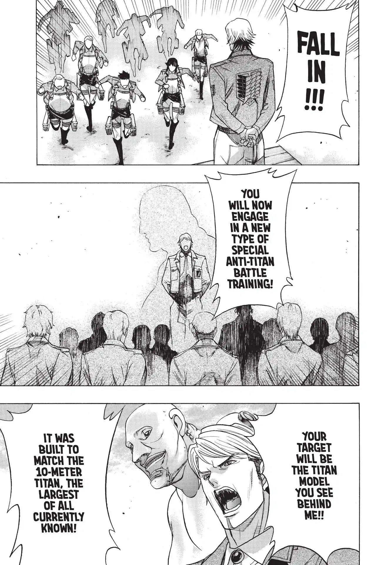 Shingeki no Kyojin - Before the Fall Chapter 53 page 41 - Chapter 53: Setback at the Initiation