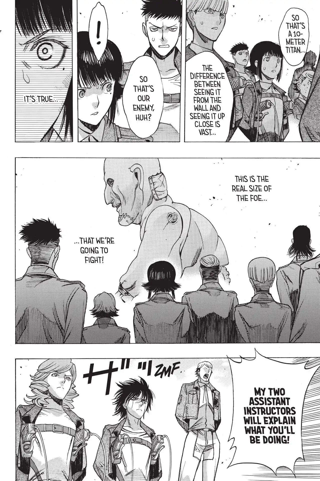 Shingeki no Kyojin - Before the Fall Chapter 53 page 42 - Chapter 53: Setback at the Initiation