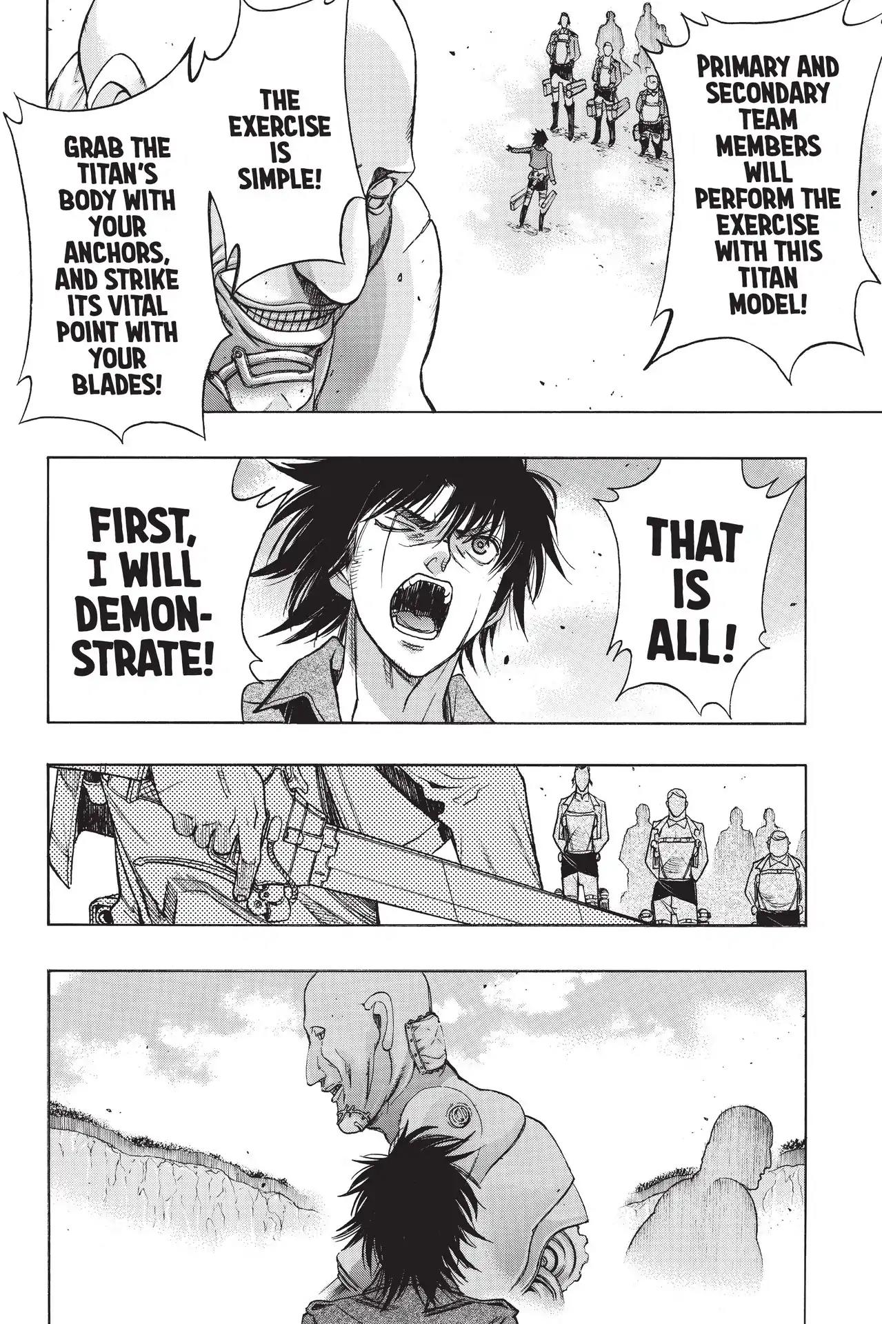 Shingeki no Kyojin - Before the Fall Chapter 53 page 44 - Chapter 53: Setback at the Initiation