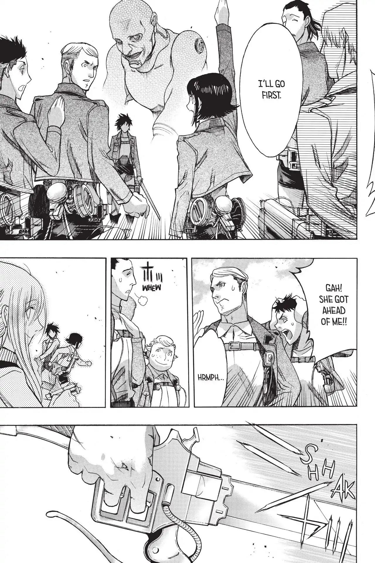 Shingeki no Kyojin - Before the Fall Chapter 53 page 49 - Chapter 53: Setback at the Initiation
