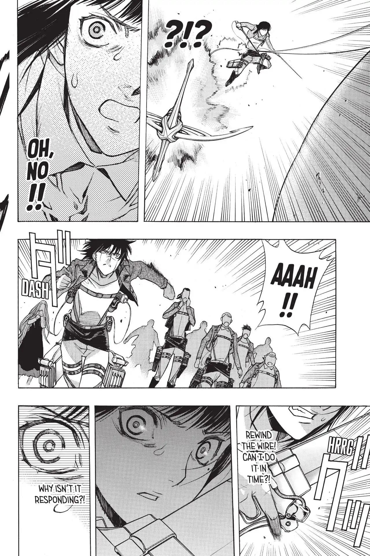 Shingeki no Kyojin - Before the Fall Chapter 53 page 54 - Chapter 53: Setback at the Initiation
